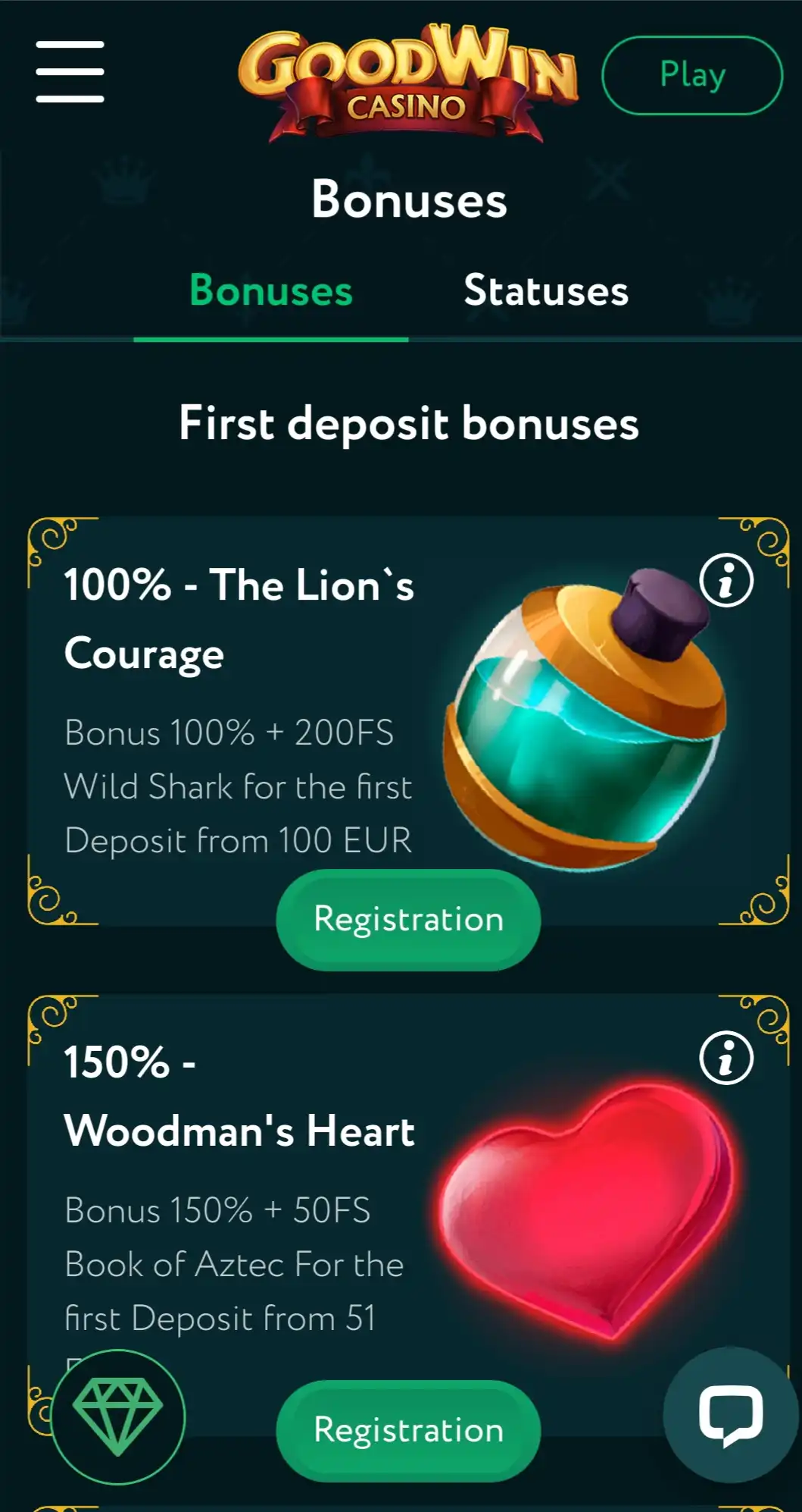 GoodWinCasino Mobile No Deposit Bonus Review