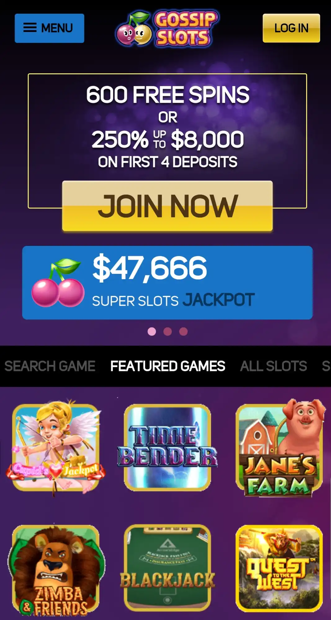 Gossip Slots Casino Mobile Review