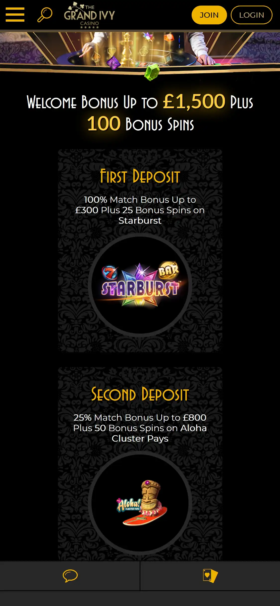 Grand Ivy Casino Mobile No Deposit Bonus Review