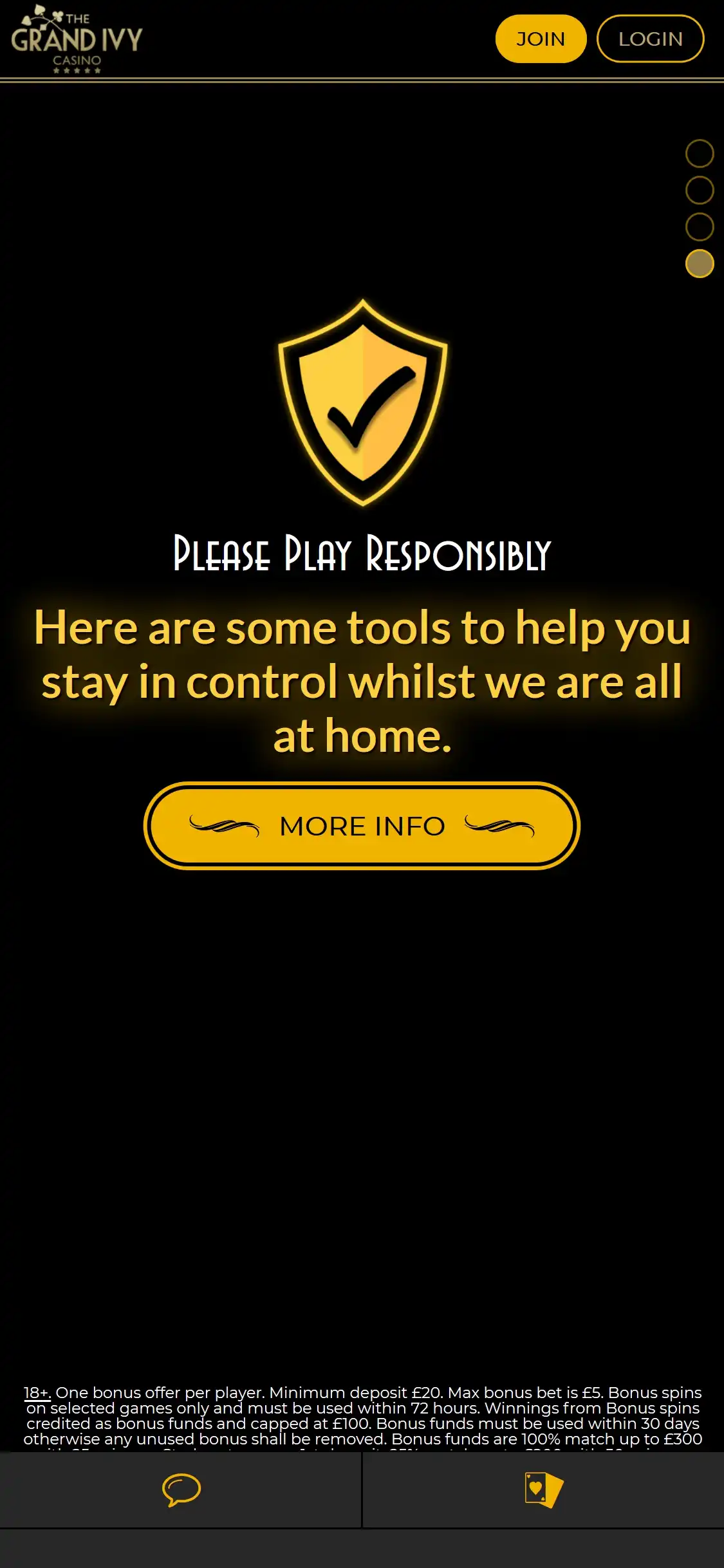Grand Ivy Casino Mobile Review
