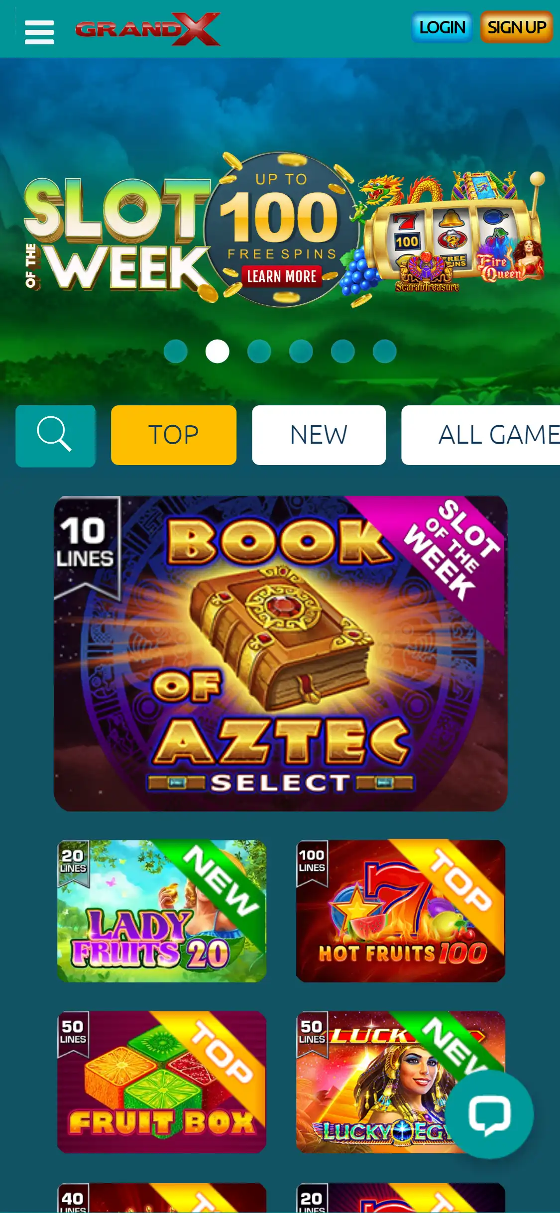 Grand X Casino Mobile Review
