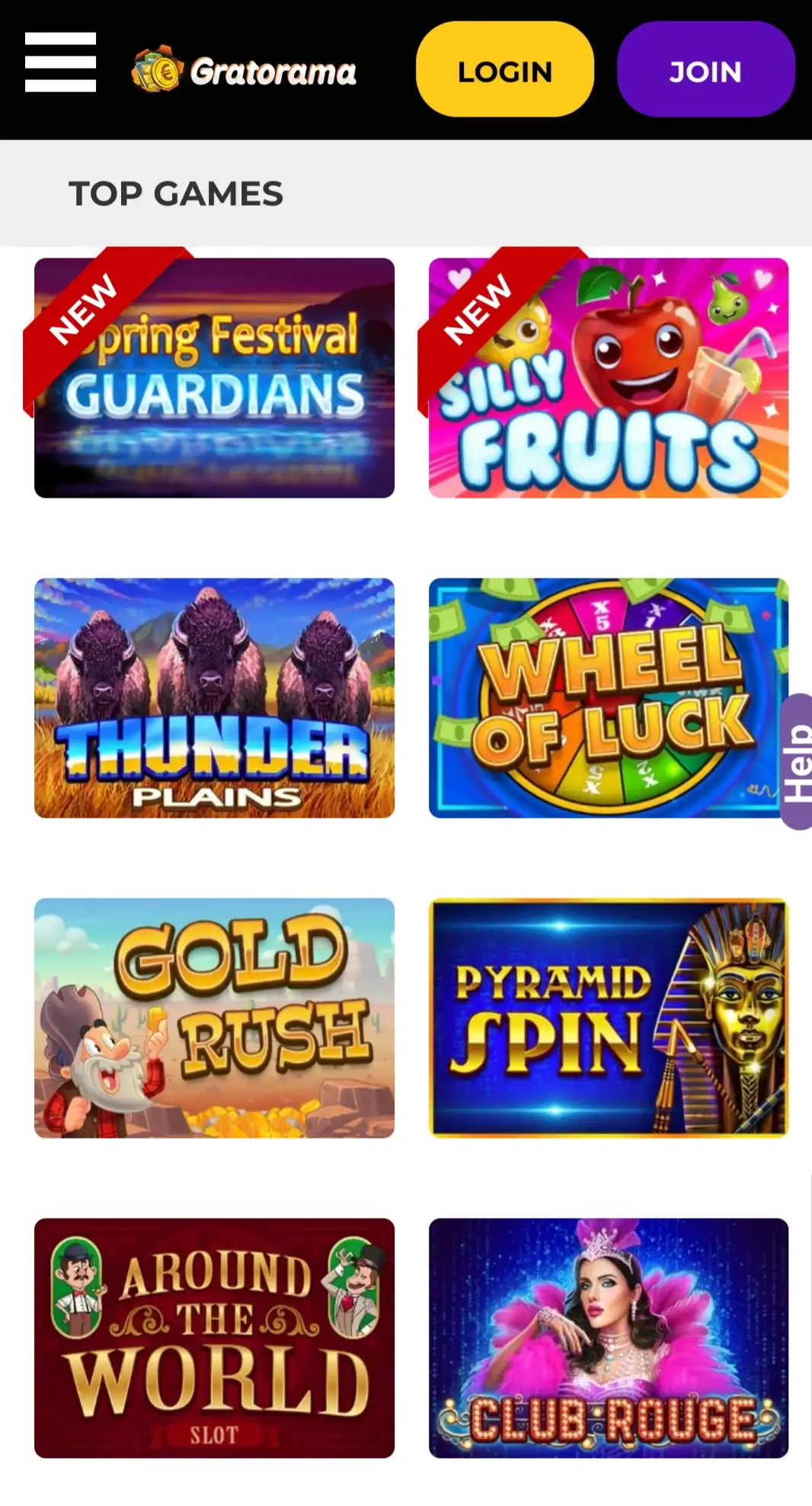 Gratorama Casino Mobile Login Review