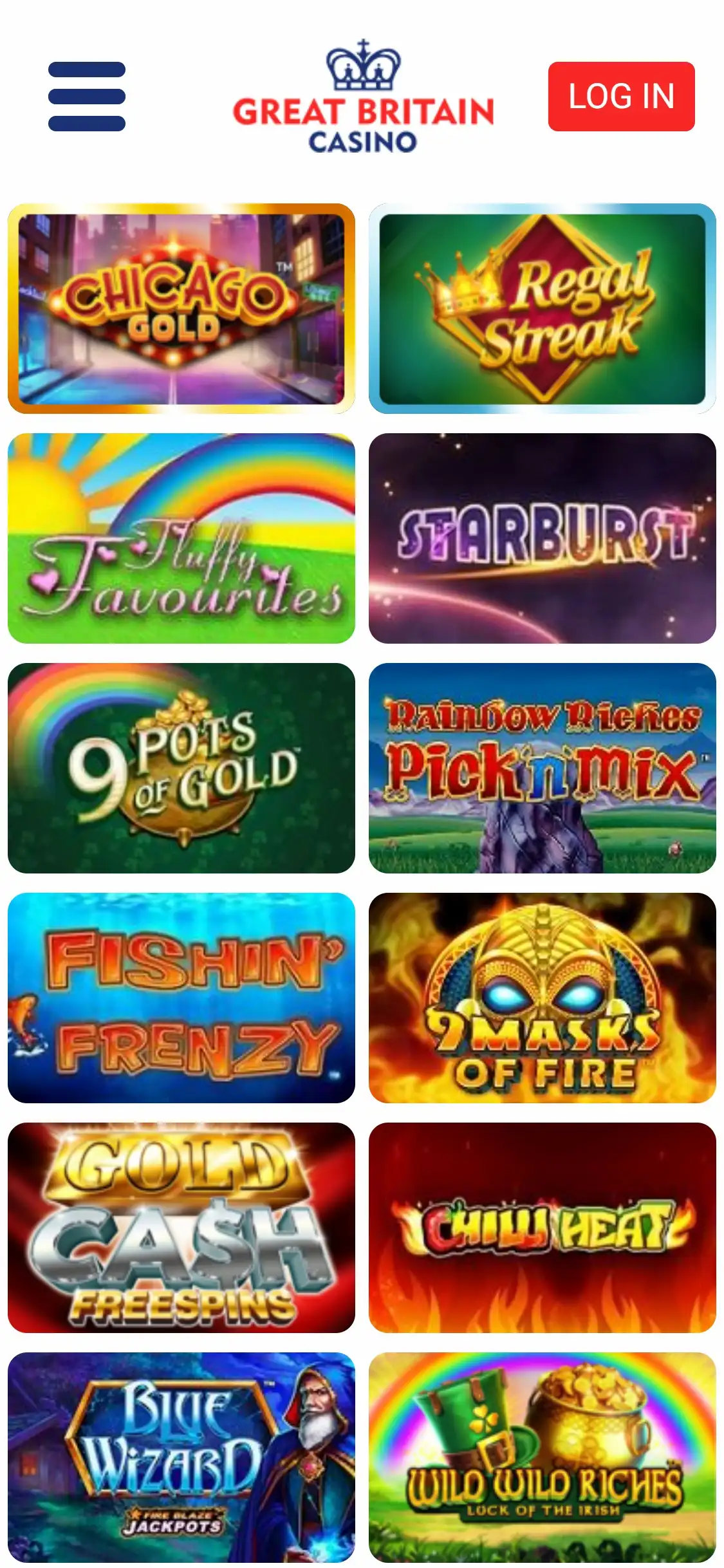 Great Britain Casino Mobile Games Review