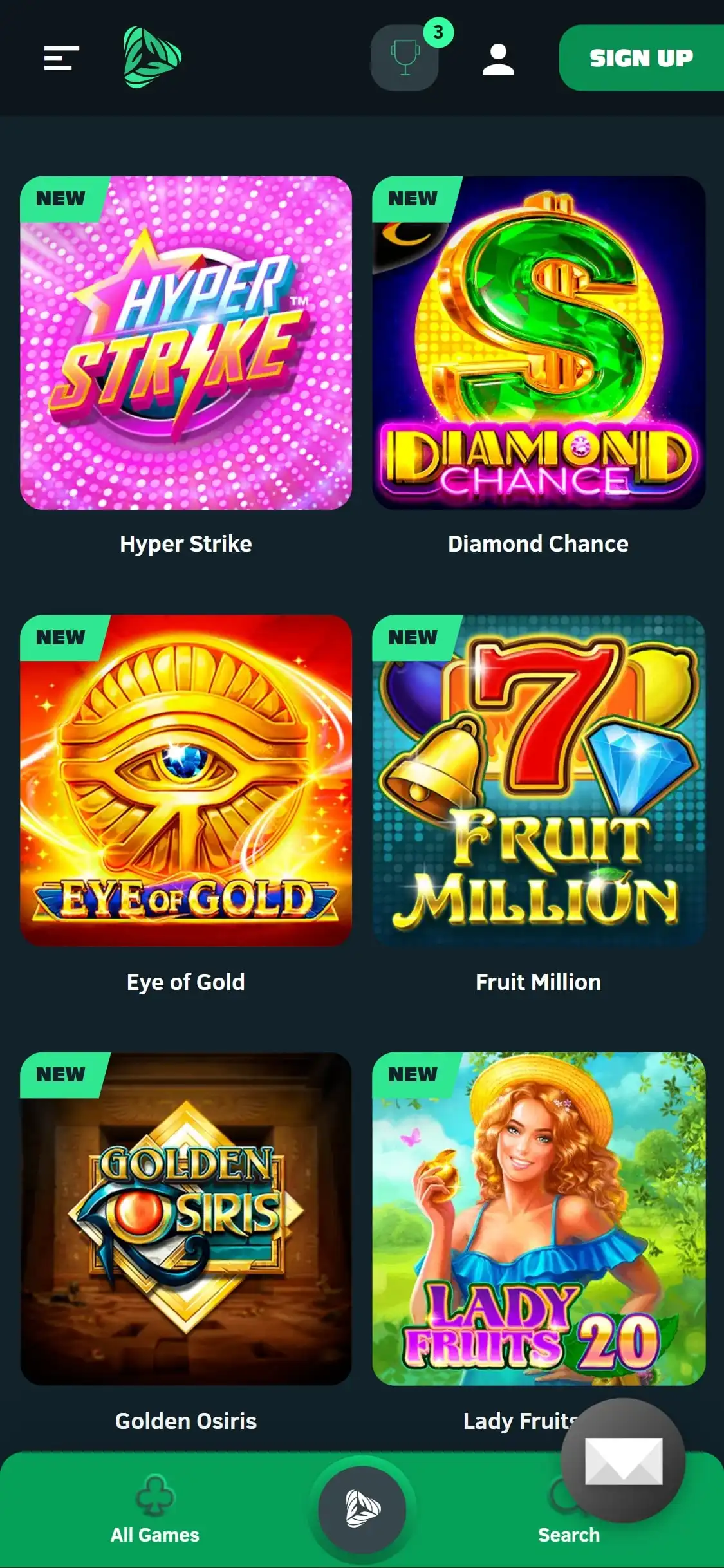 Greenspin Casino Mobile Games Review