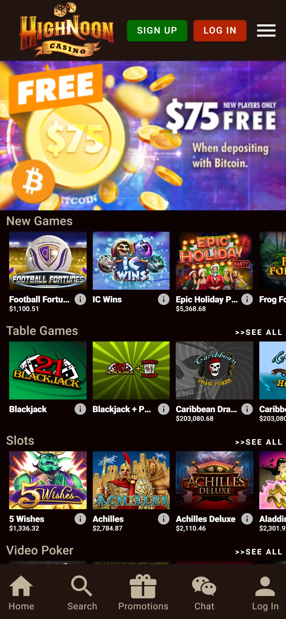 High Noon Casino Mobile Review