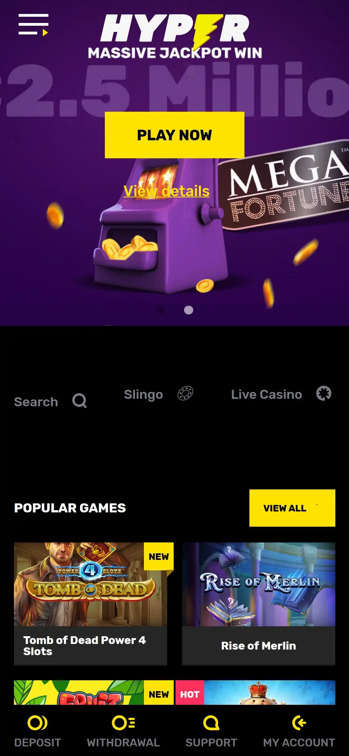 Hyper Casino Mobile Review