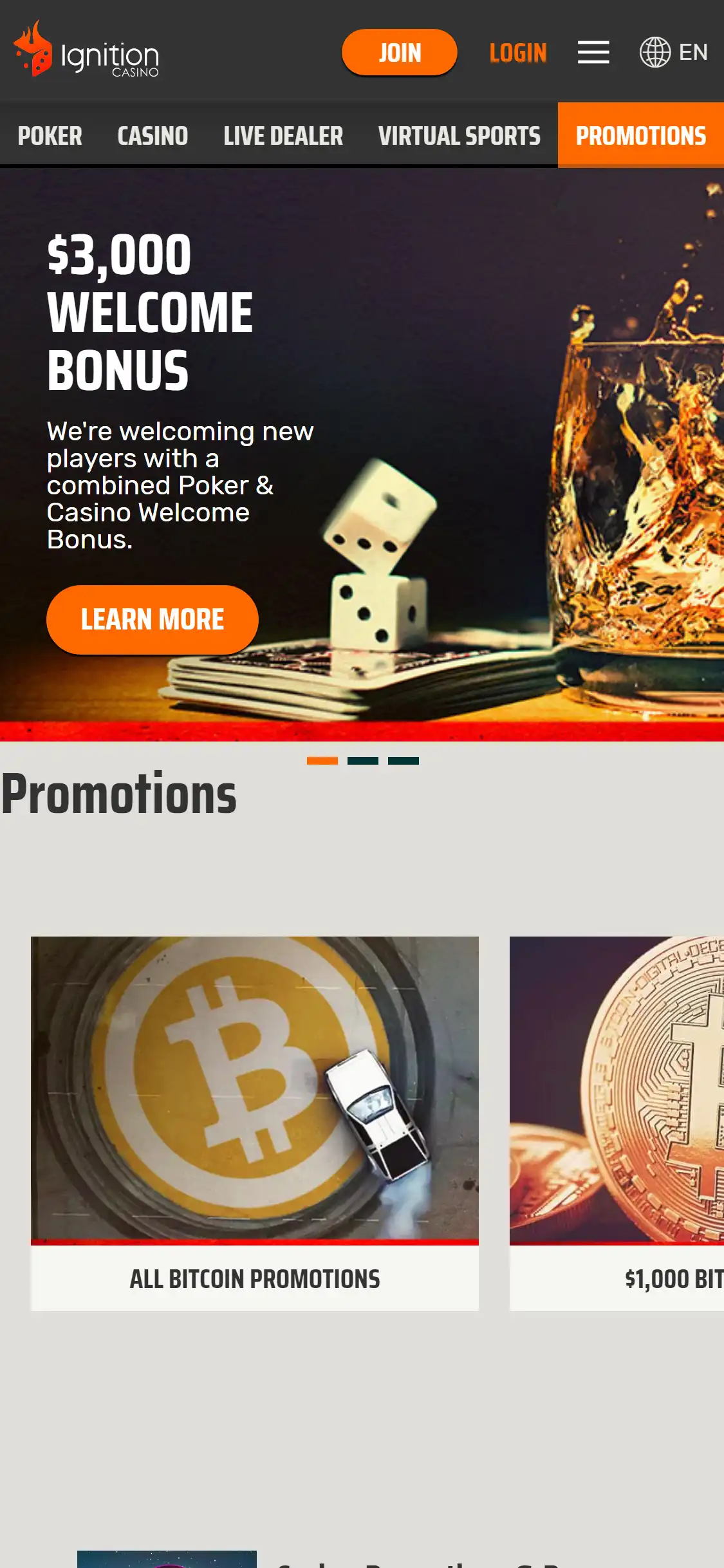Ignition Casino Mobile No Deposit Bonus Review