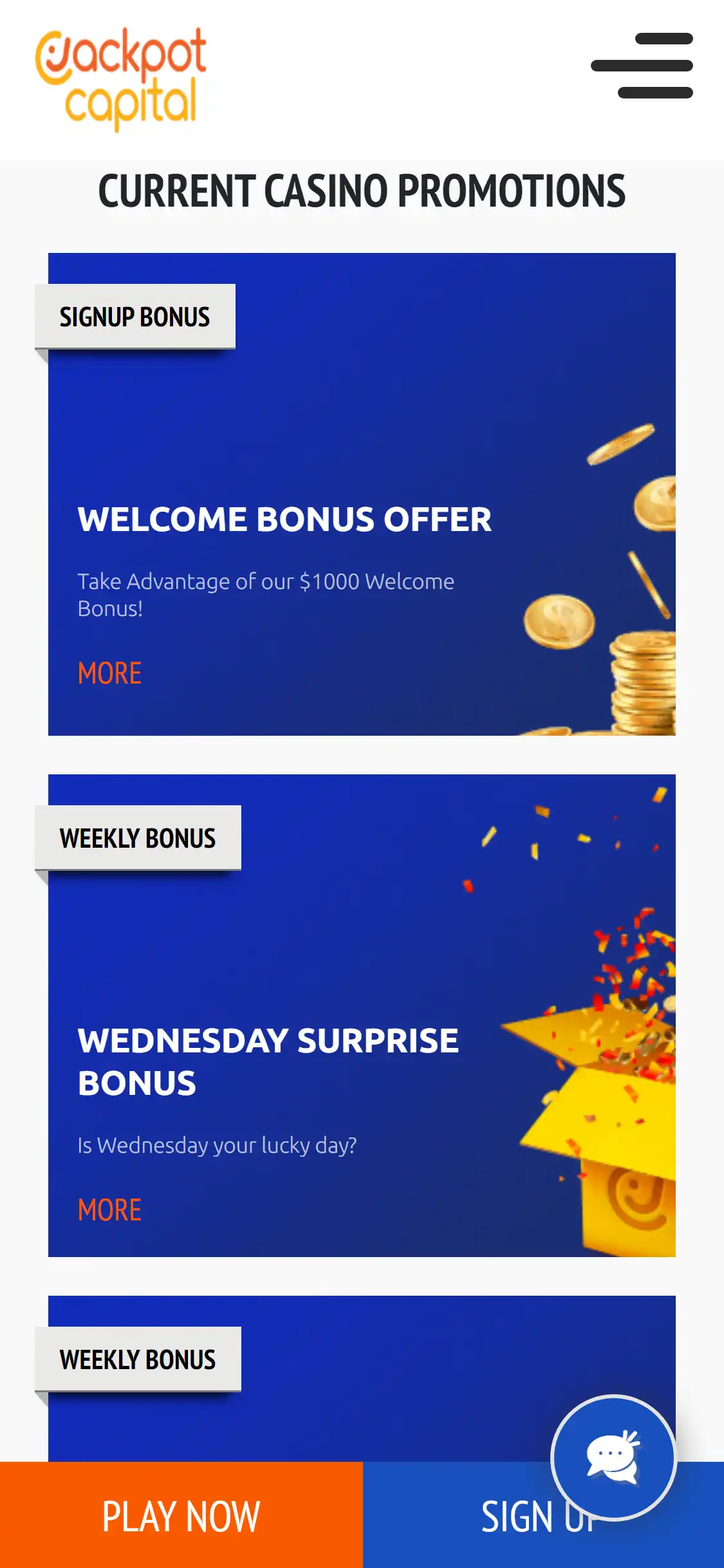 Jackpot Capital Casino Mobile No Deposit Bonus Review