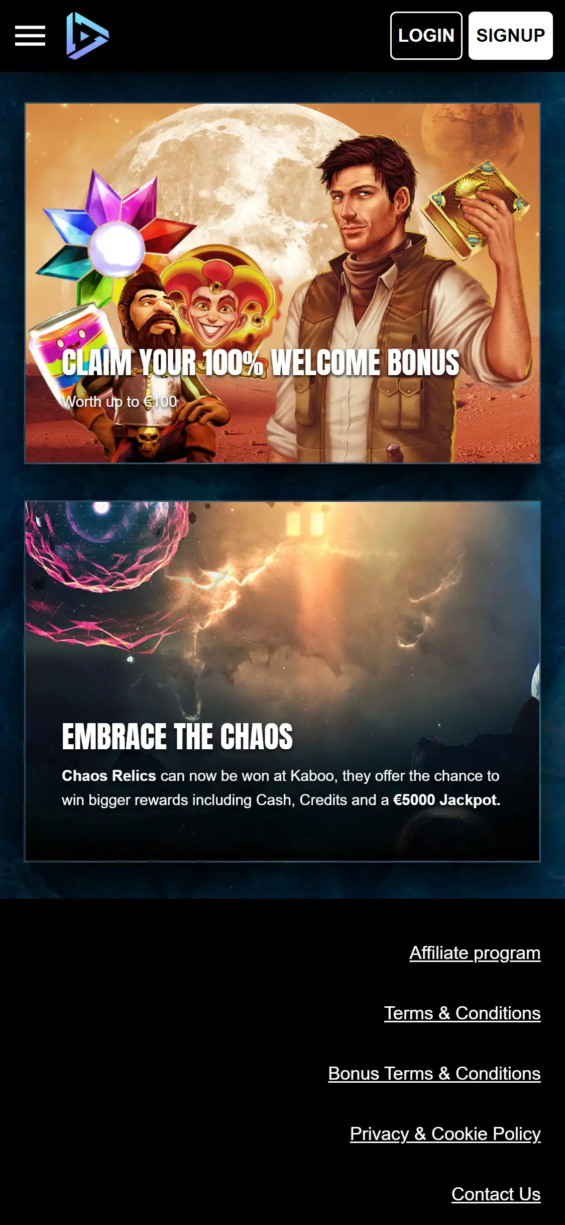 Kaboo Casino Mobile No Deposit Bonus Review