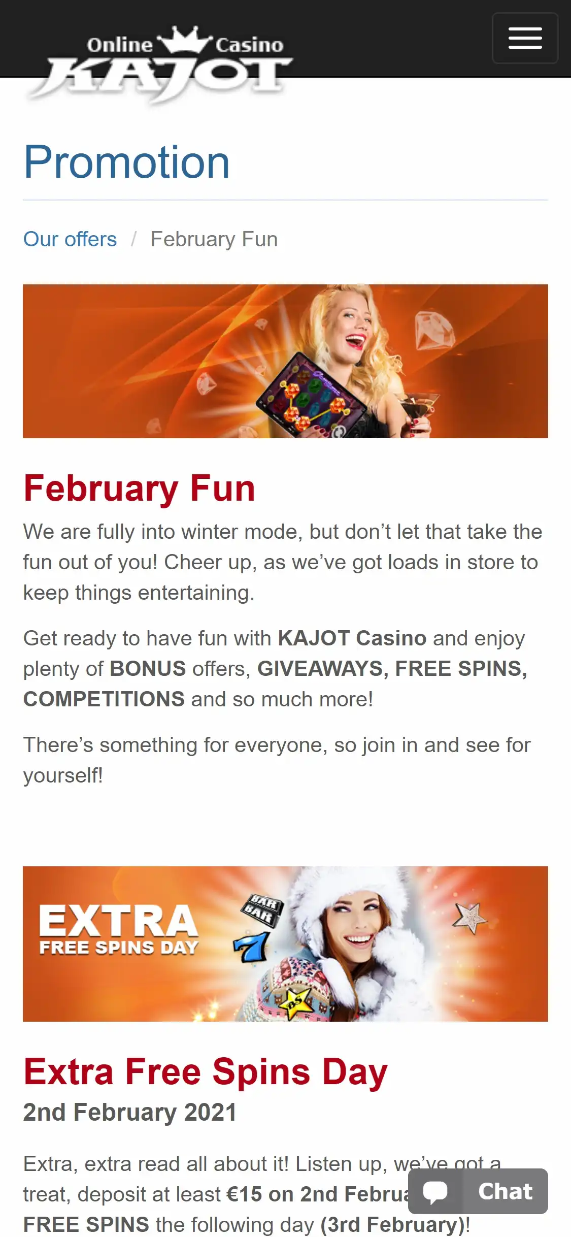 Kajot Casino Mobile No Deposit Bonus Review