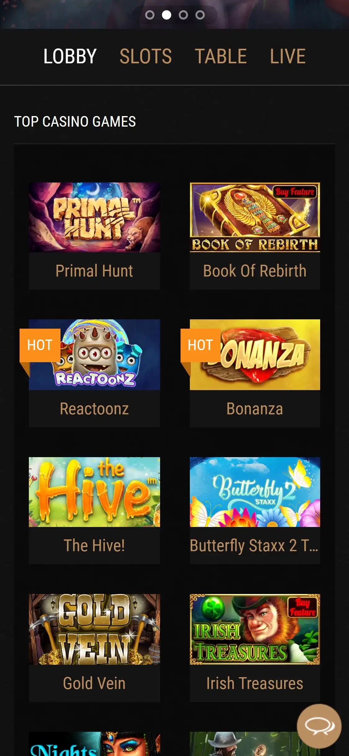 King Billy Casino Mobile Games Review