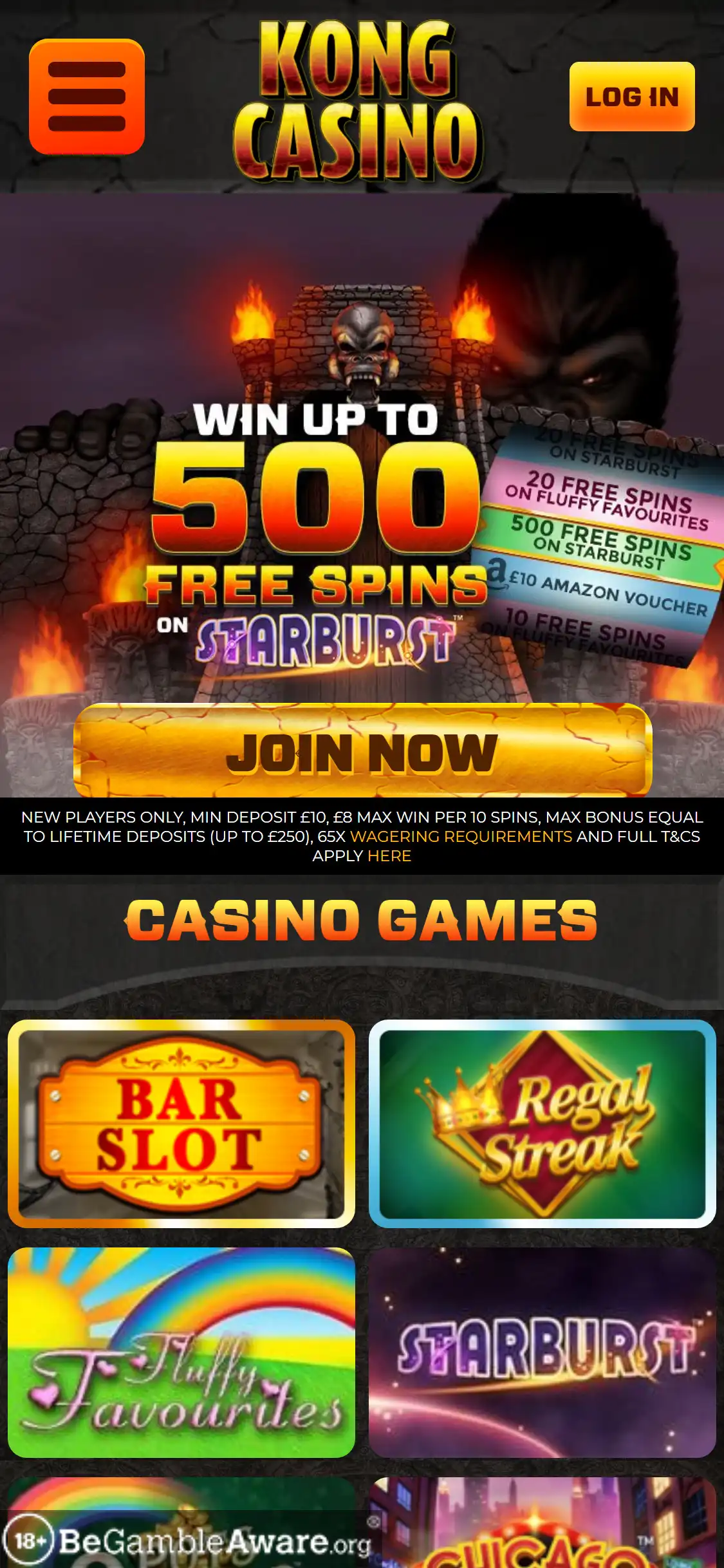 Kong Casino Mobile Login Review