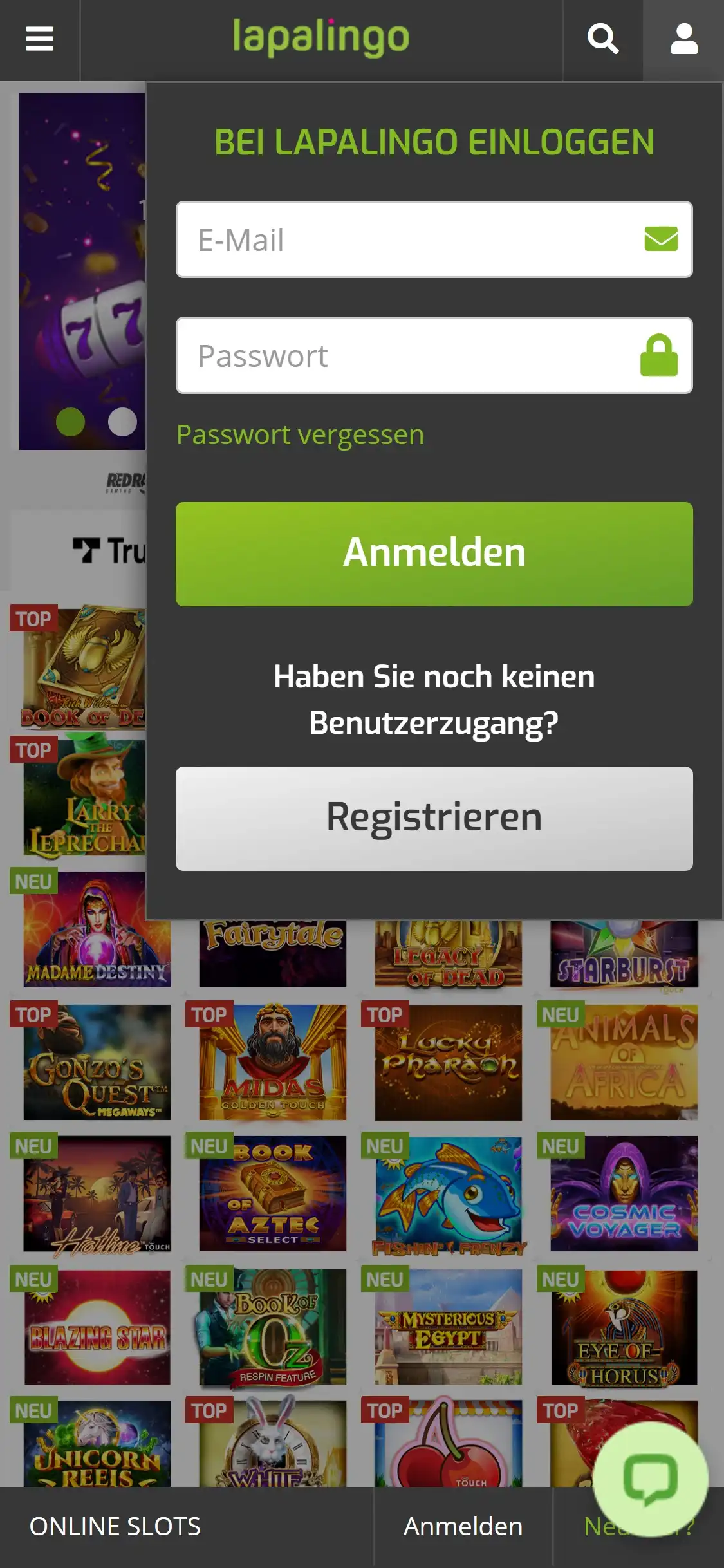 Lapalingo Casino Mobile Login Review