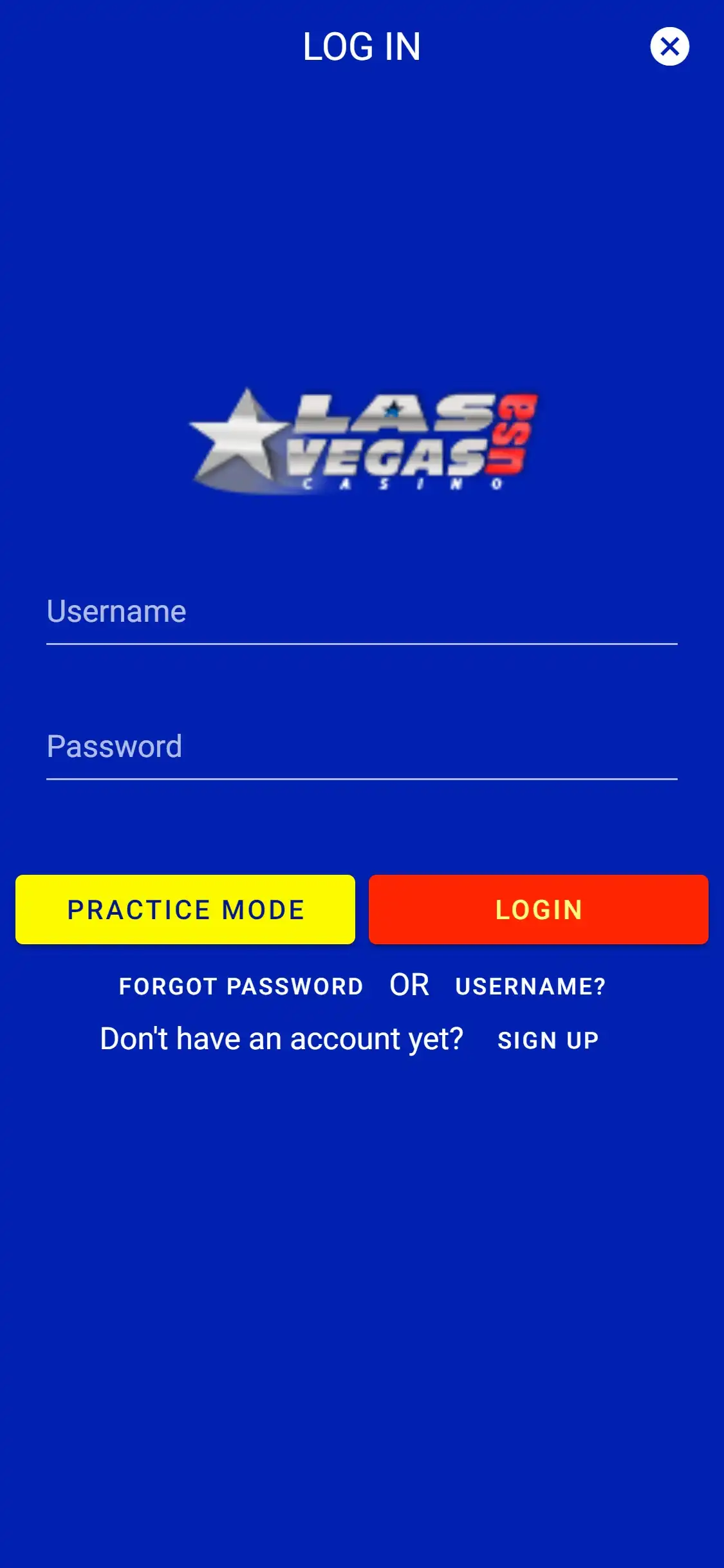 Las Vegas USA Casino Mobile Login Review