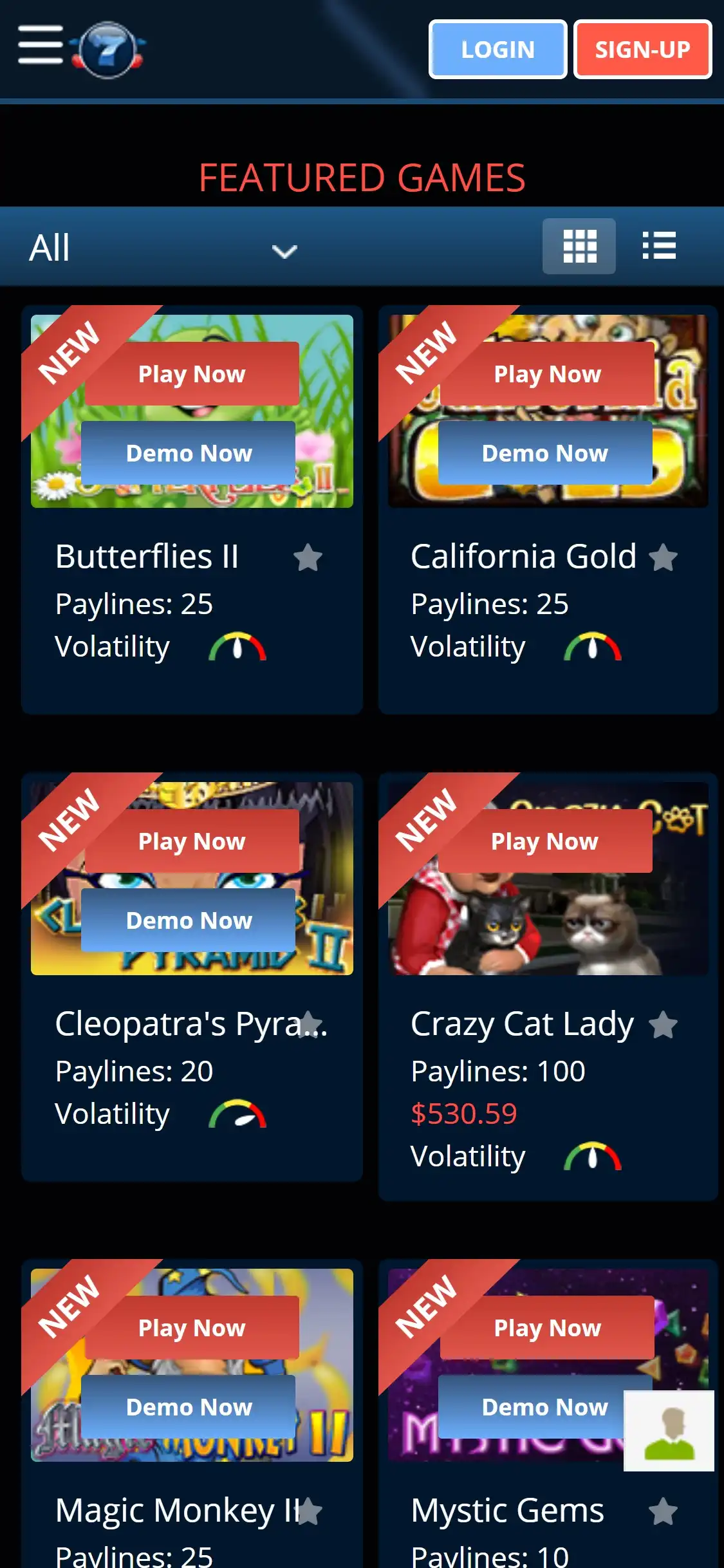 Liberty Slots Casino Mobile Games Review