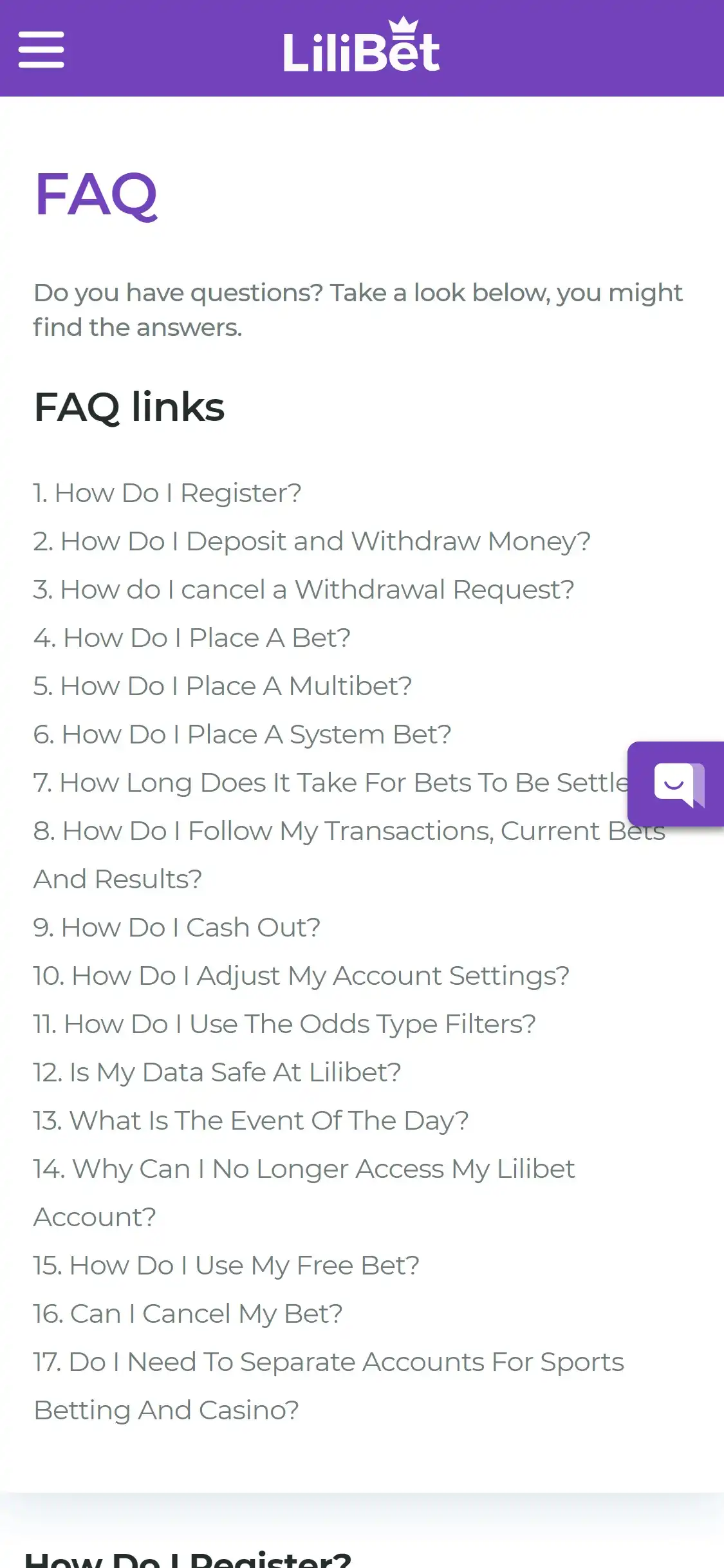 Lilibet Casino Mobile Support Review