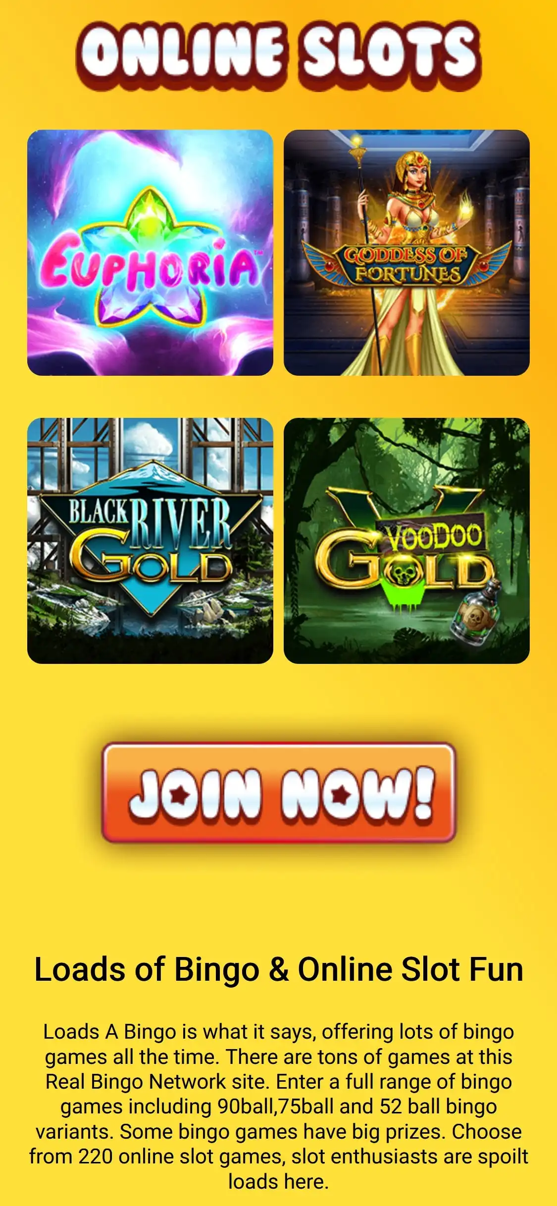 Loadsa Bingo Casino Mobile Games Review