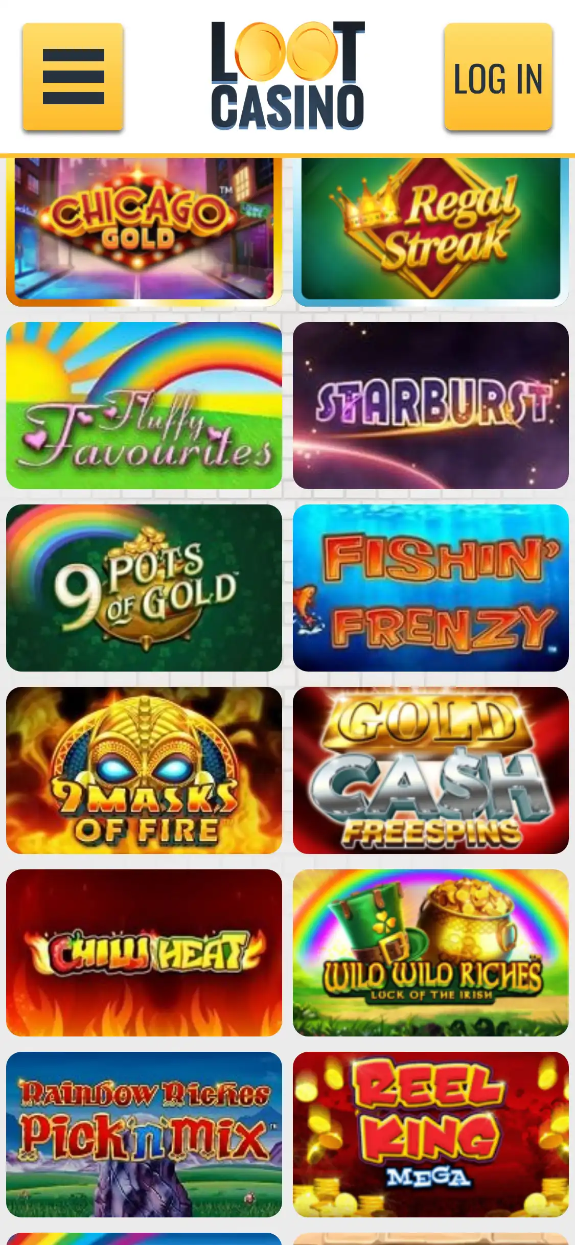 Loot Casino Mobile Games Review