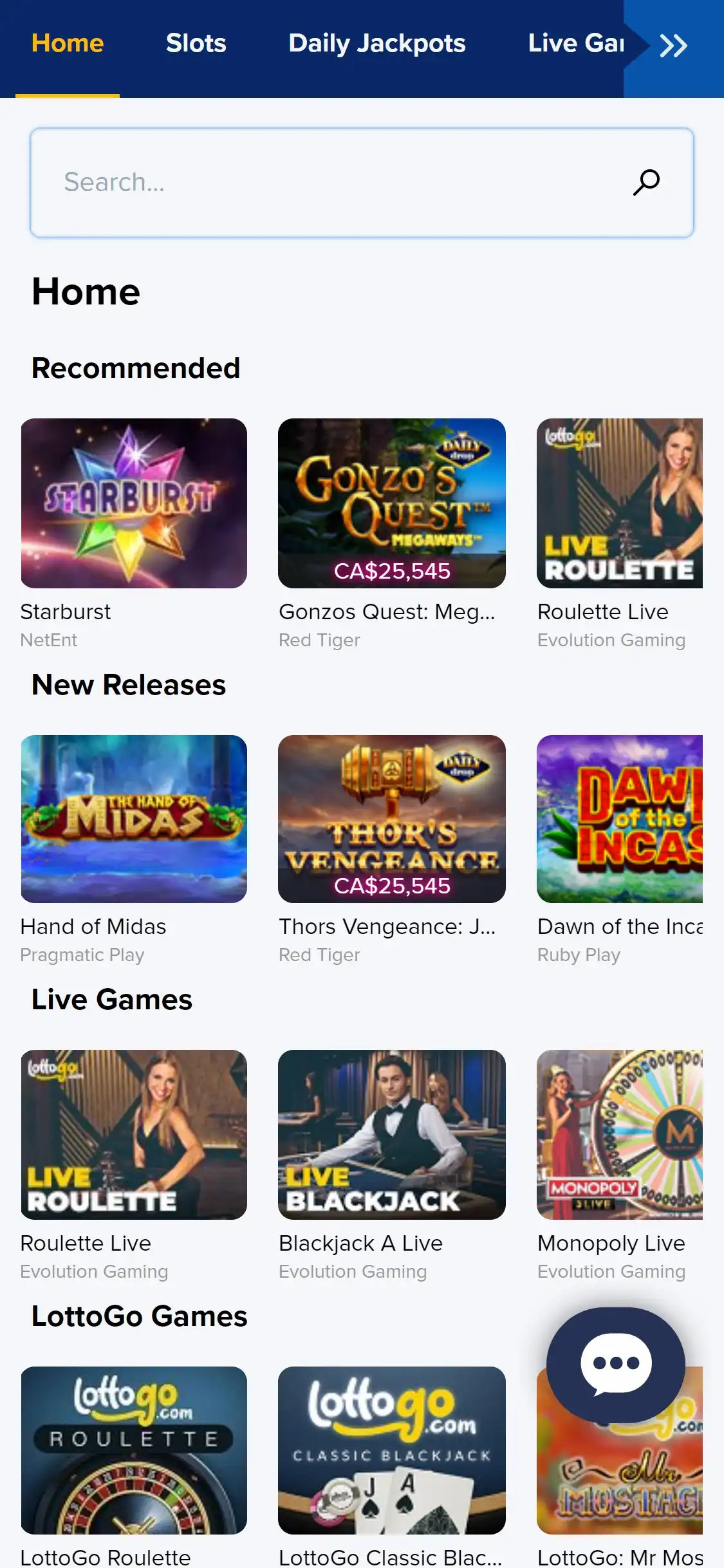 Lotto Go Casino Mobile Games Review