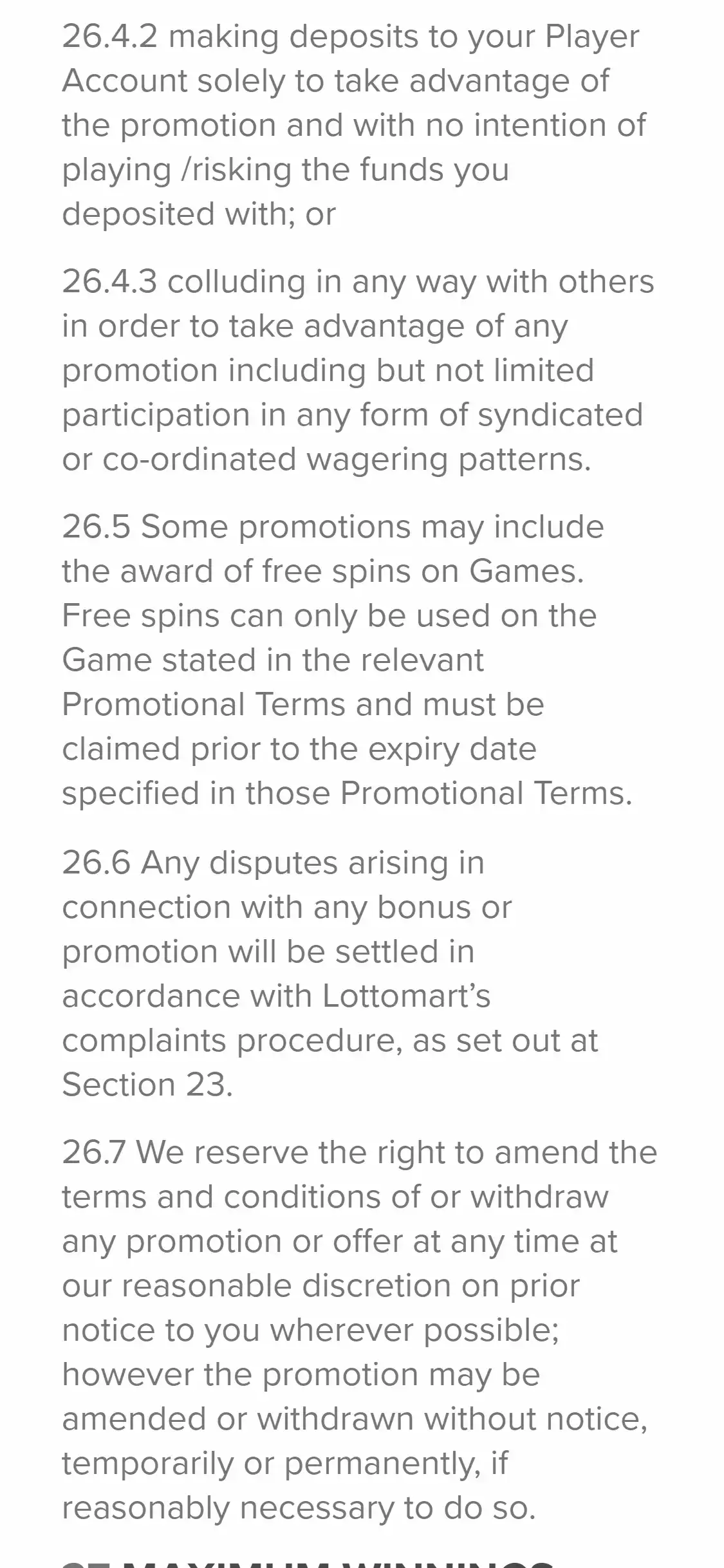 Lottomart Casino Mobile Payment Methods Review