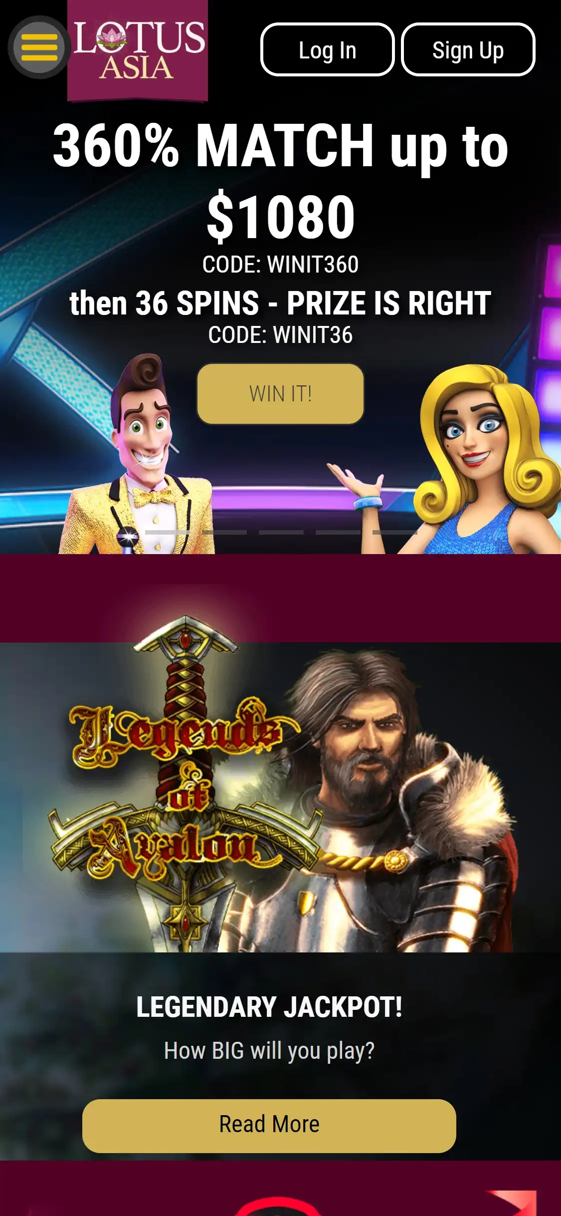 Lotus Asia Casino Mobile No Deposit Bonus Review