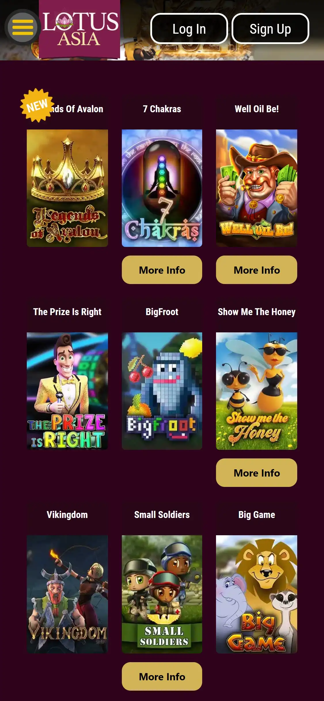Lotus Asia Casino Mobile Games Review