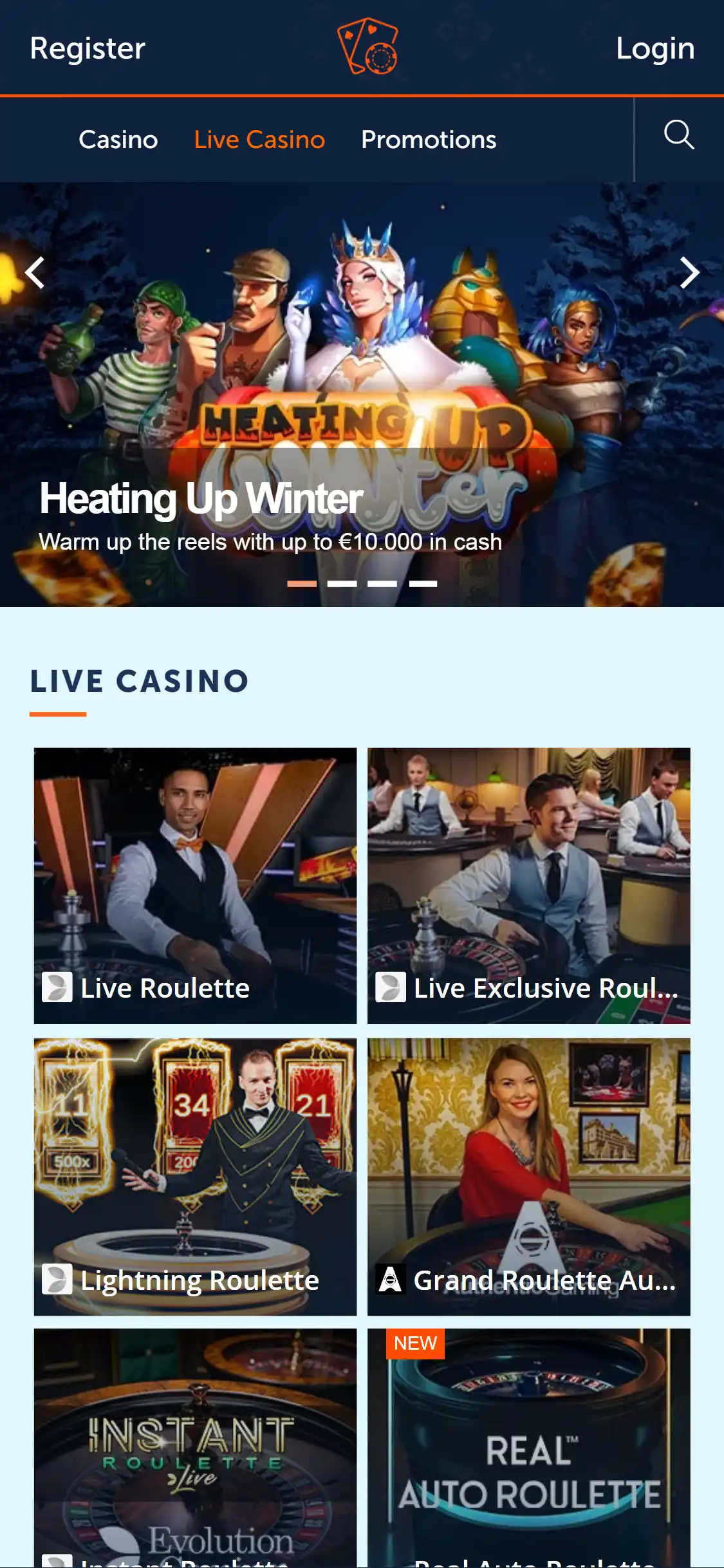 Loyal Casino Mobile Live Dealer Games Review