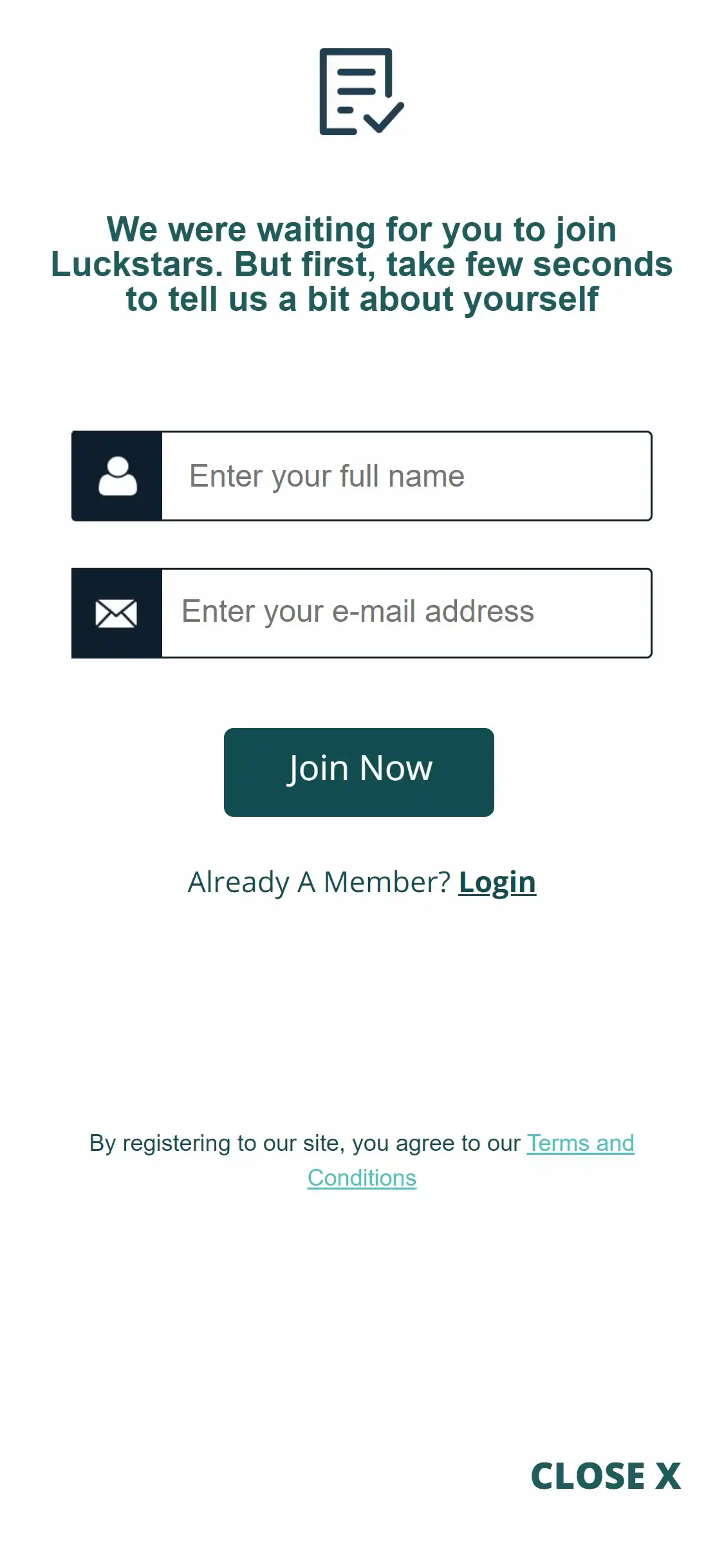 LuckStars Mobile Login Review