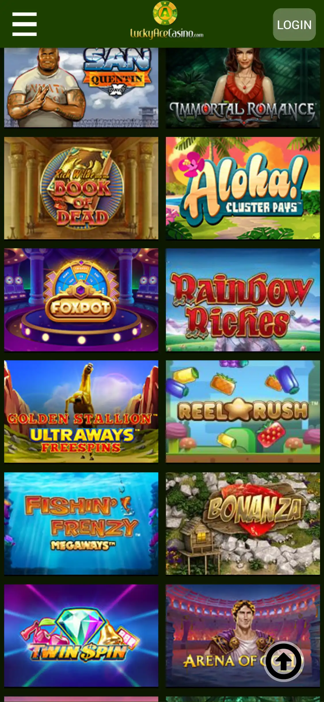 Lucky Ace Casino Mobile Games Review