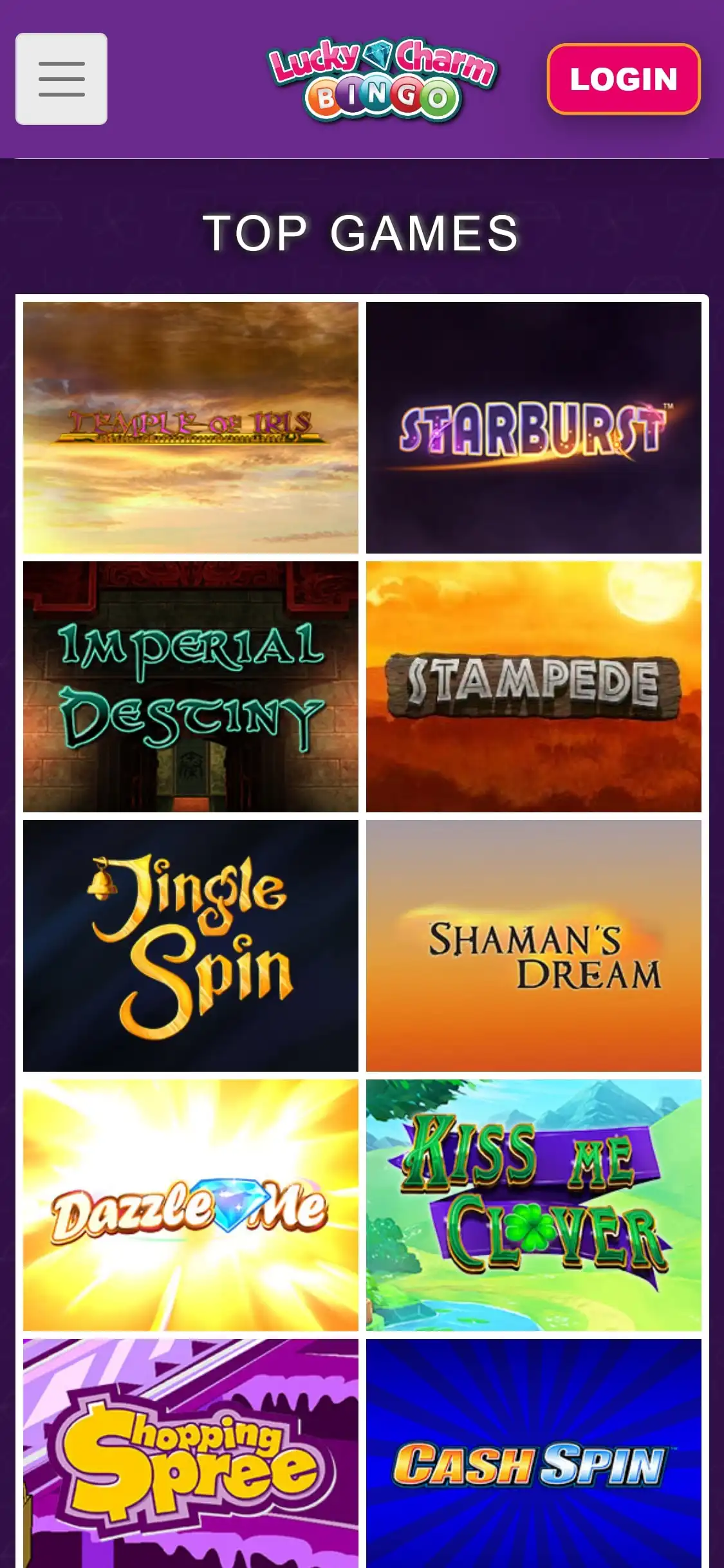 Lucky Charm Bingo Casino Mobile Games Review
