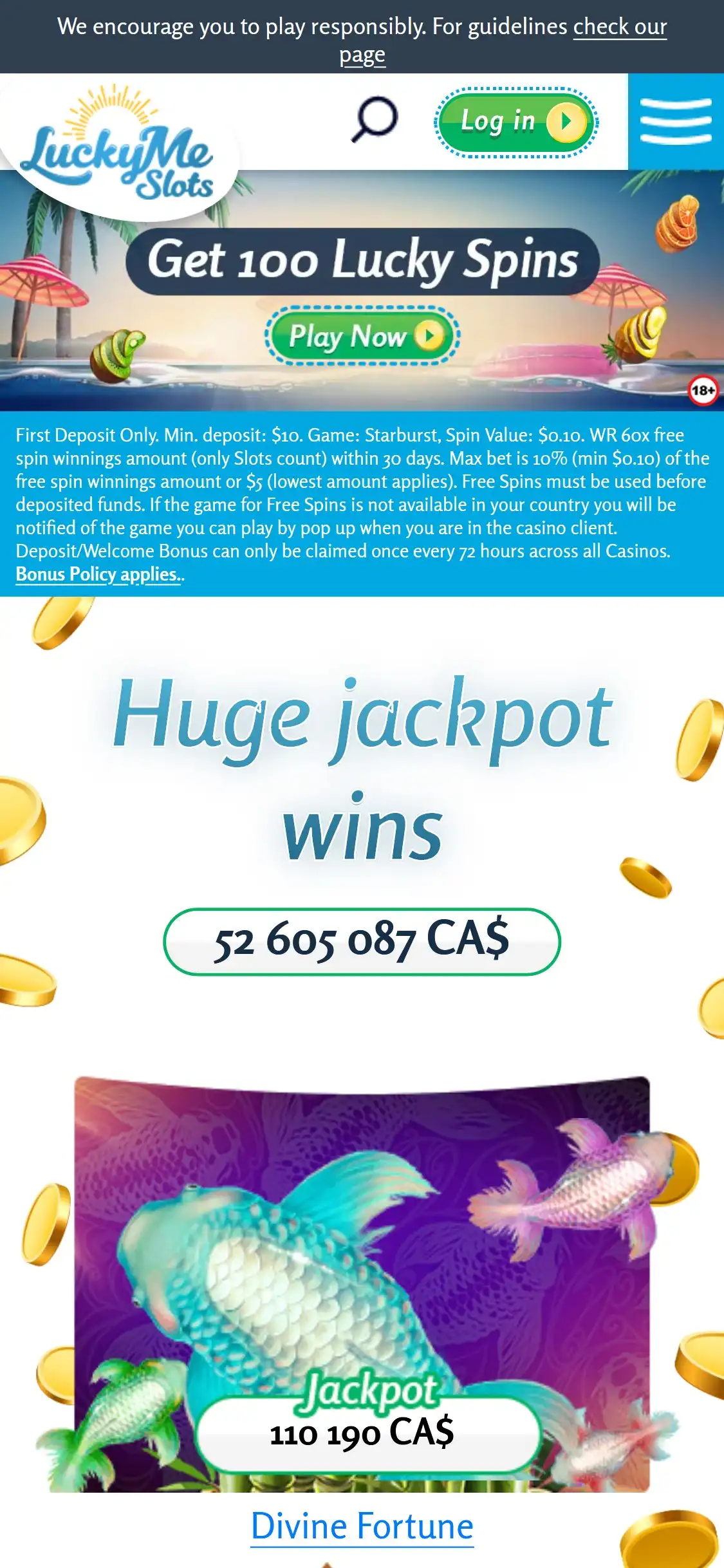LuckyMe Slots Mobile Review