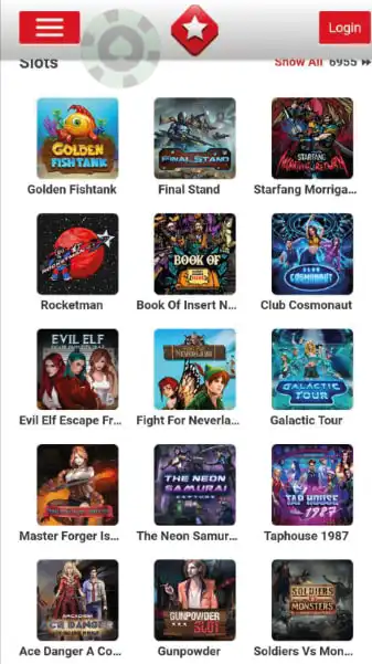 Lucky Star Casino Mobile Games Review