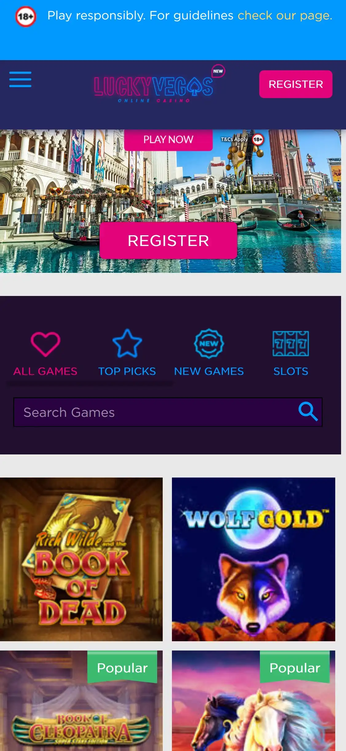 Lucky Vegas Mobile Review