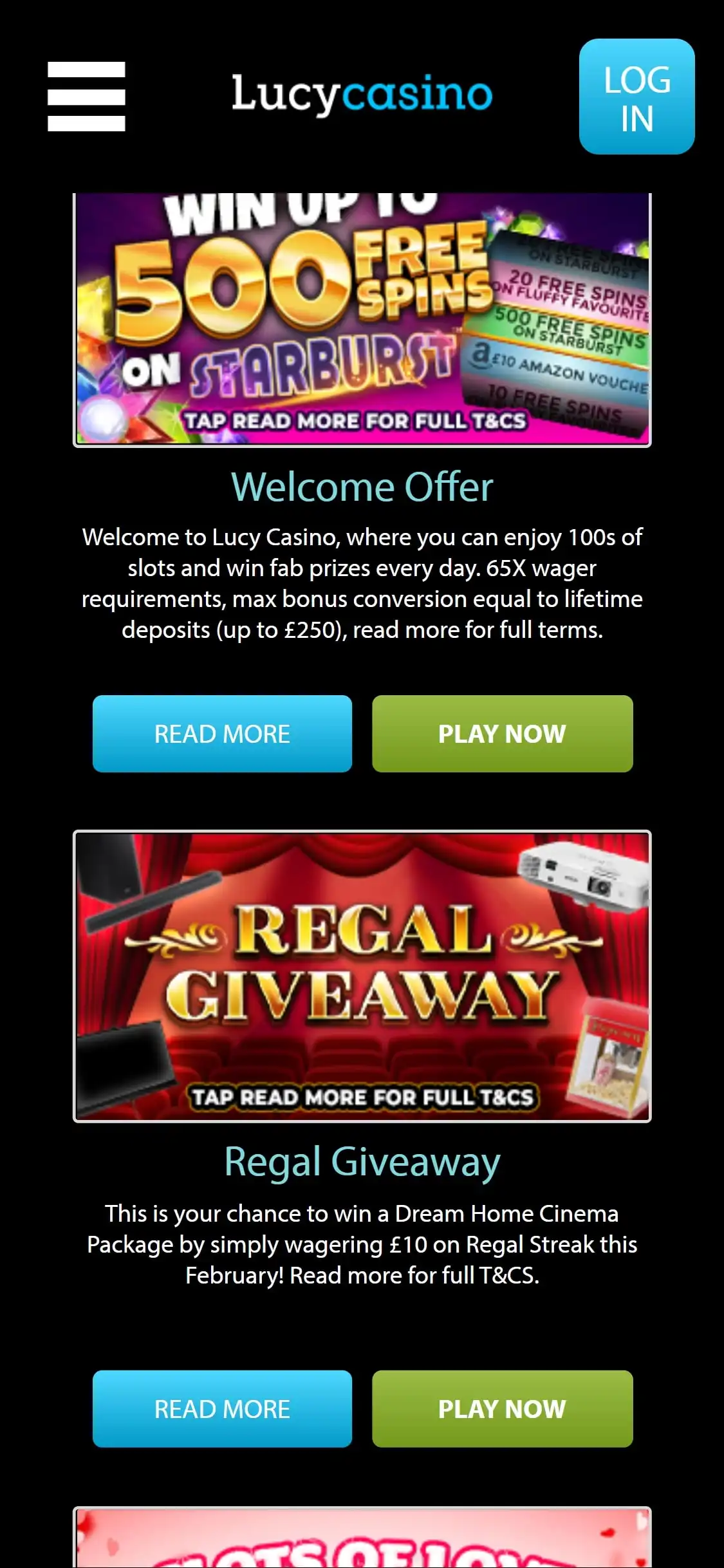 Lucy Casino Mobile No Deposit Bonus Review