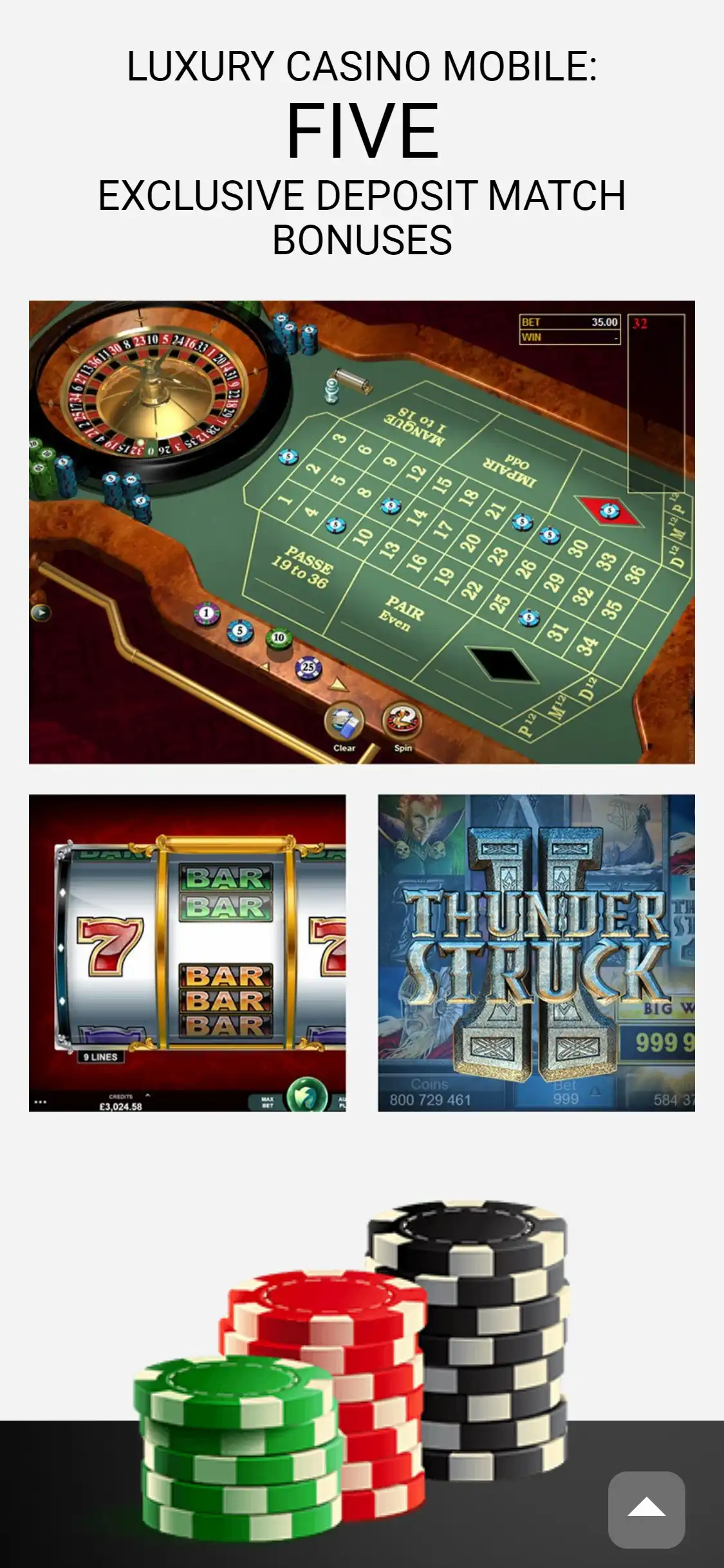 Luxury Casino Mobile No Deposit Bonus Review