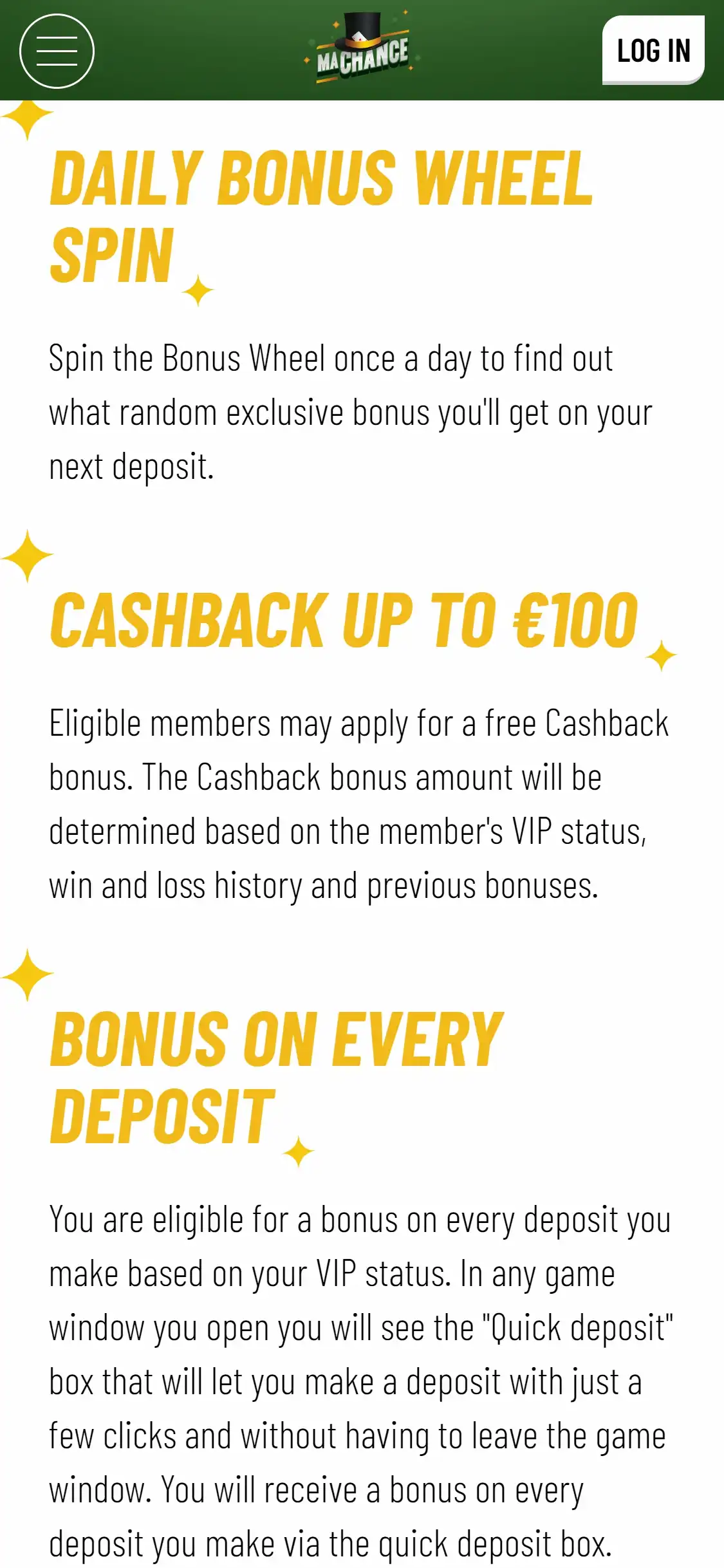 MaChance Casino Mobile No Deposit Bonus Review