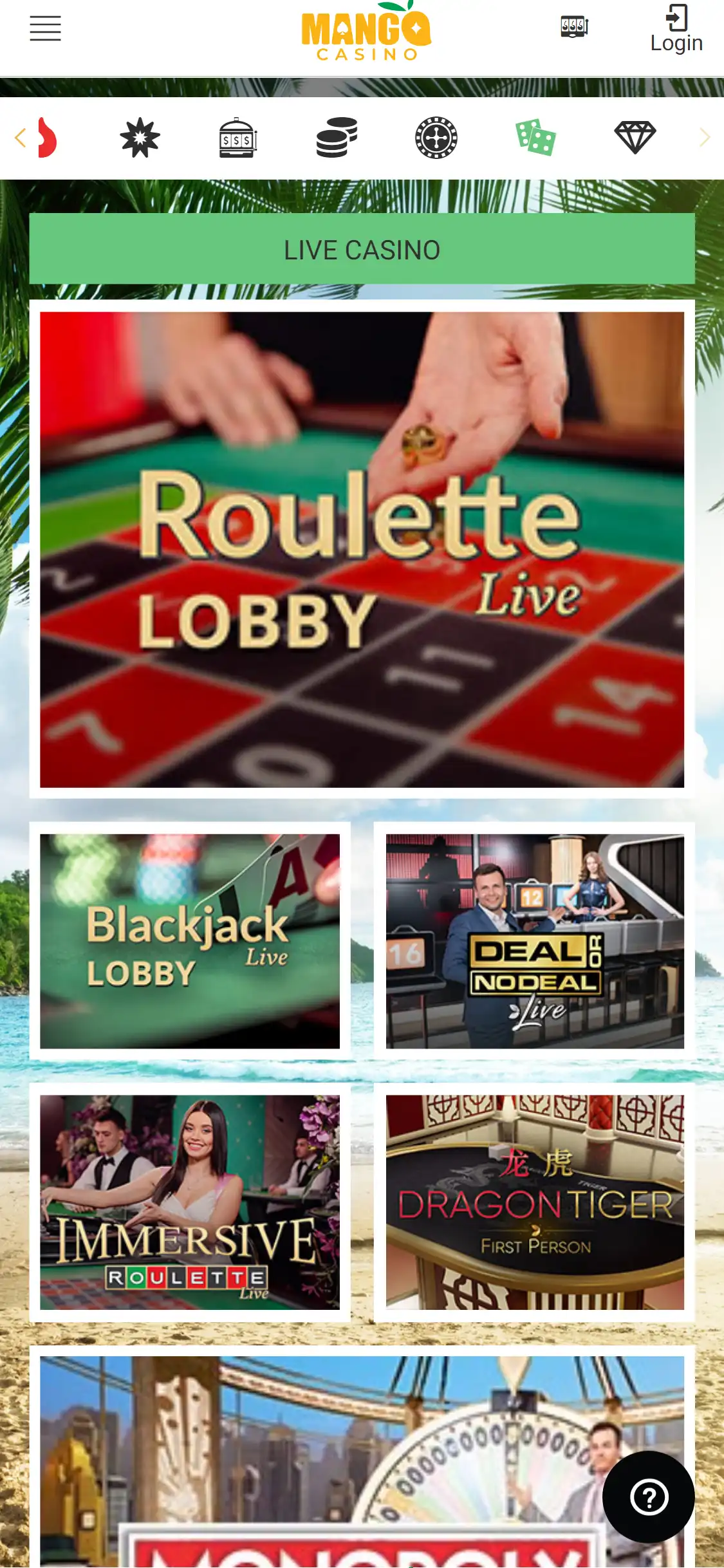 Mango Casino Mobile Live Dealer Games Review