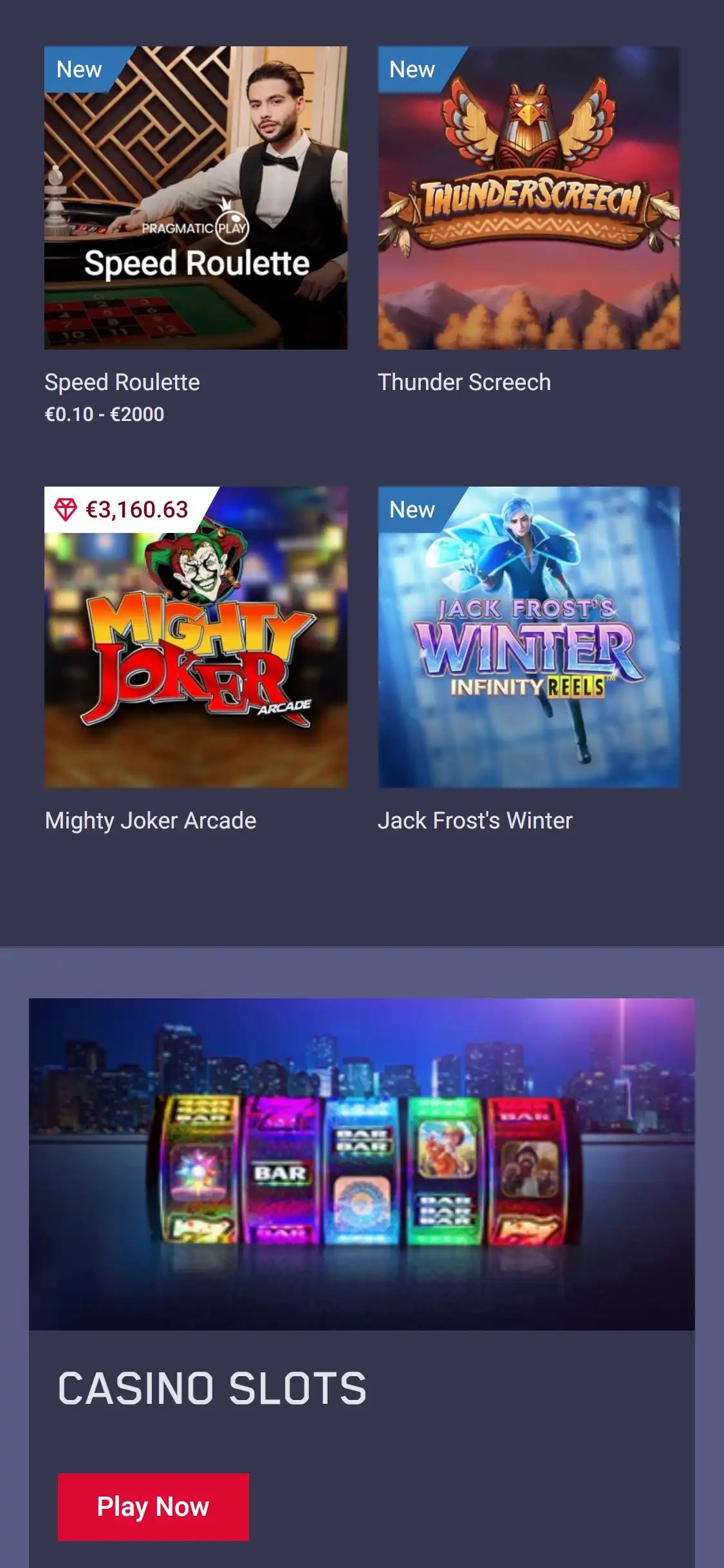 Maria Casino Mobile Games Review