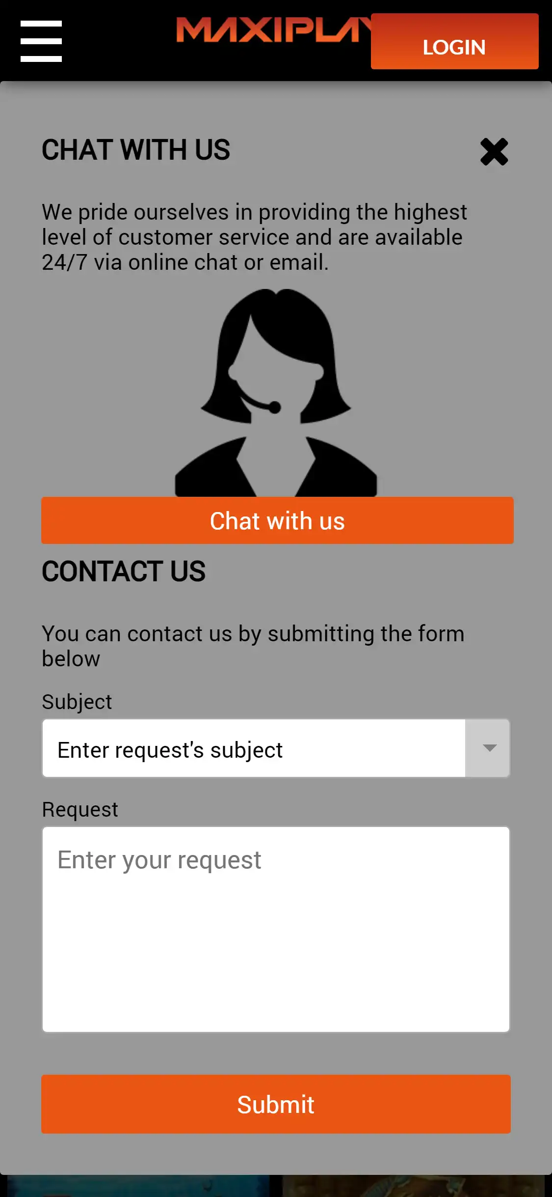 MaxiPlay Casino Mobile Support Review