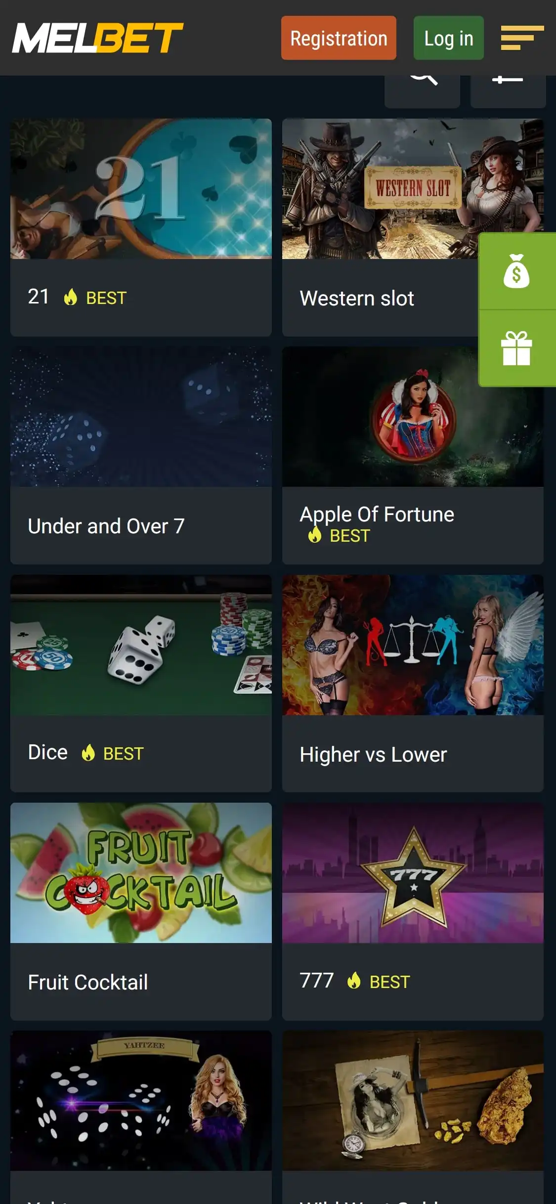 Melbet Casino Mobile Games Review