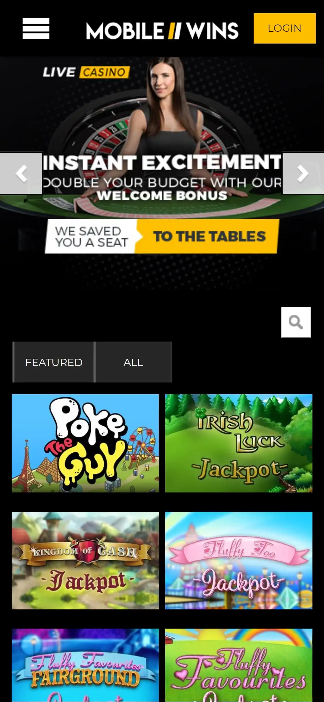 Mobile Wins Casino Mobile Review