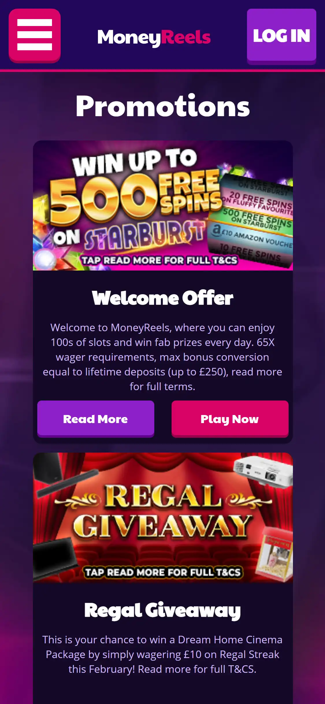 Money Reels Casino Mobile No Deposit Bonus Review