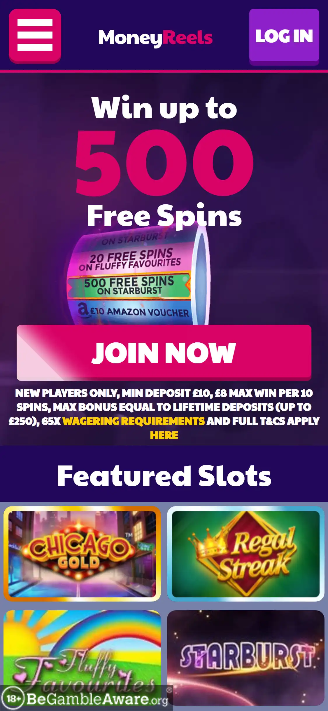 Money Reels Casino Mobile Review
