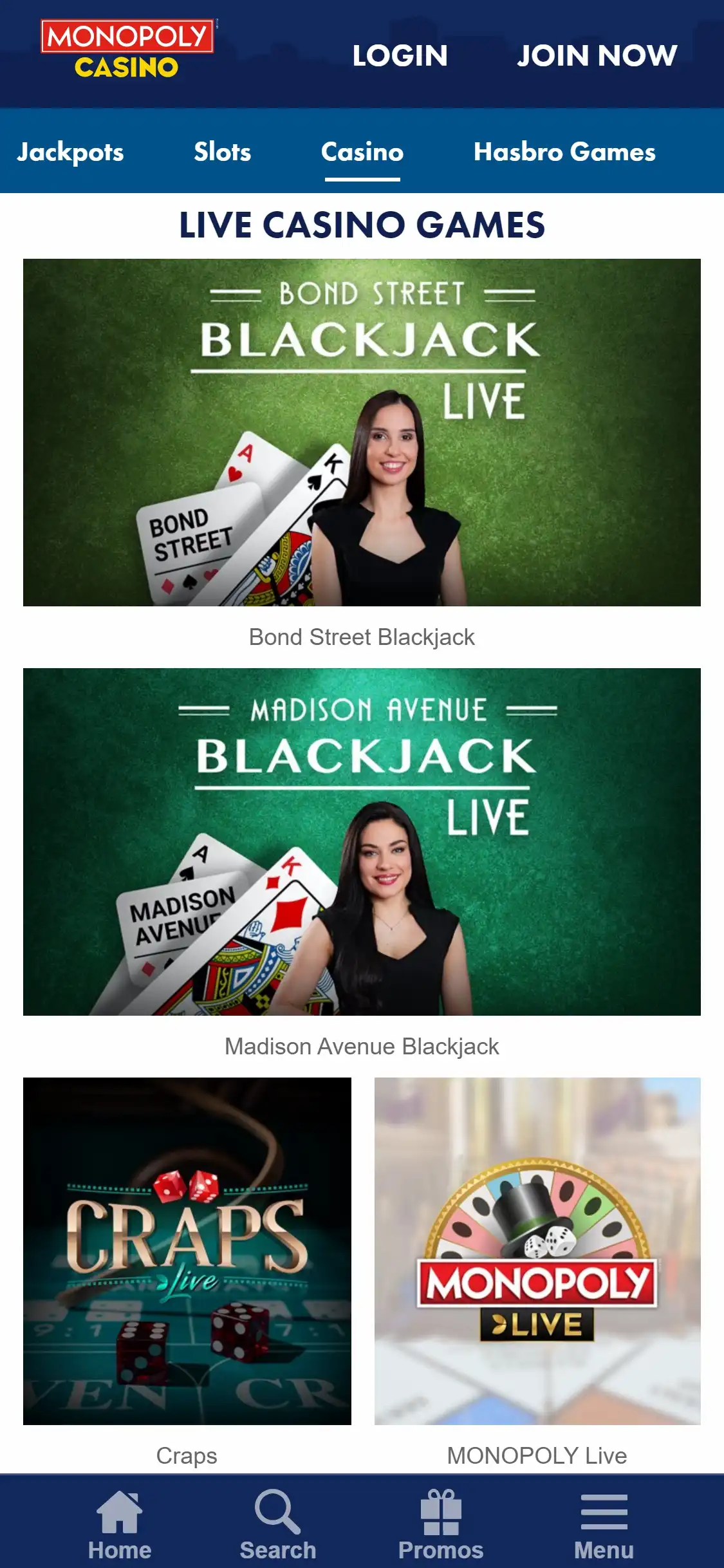 Monopoly Casino Mobile Live Dealer Games Review