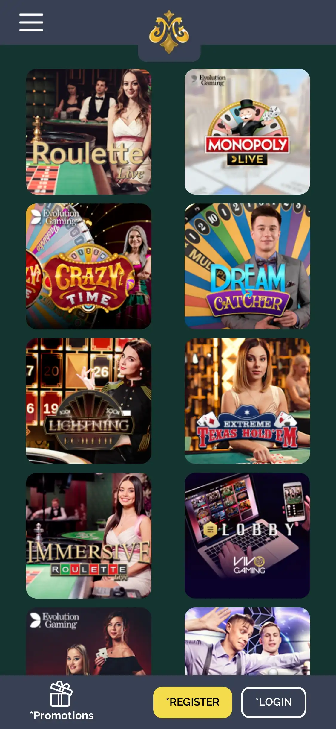 Monte Cryptos Casino Mobile Live Dealer Games Review