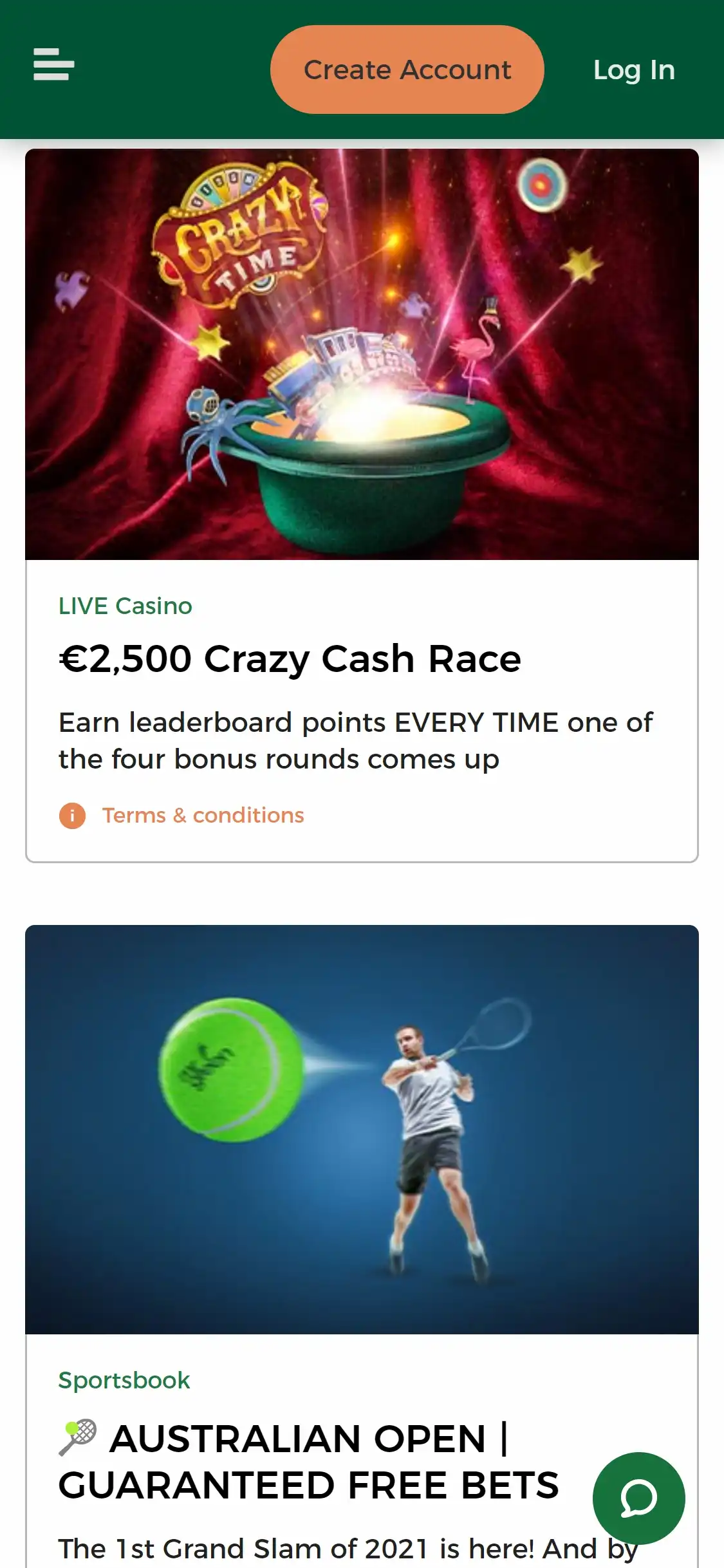 Mr Green Casino Mobile No Deposit Bonus Review