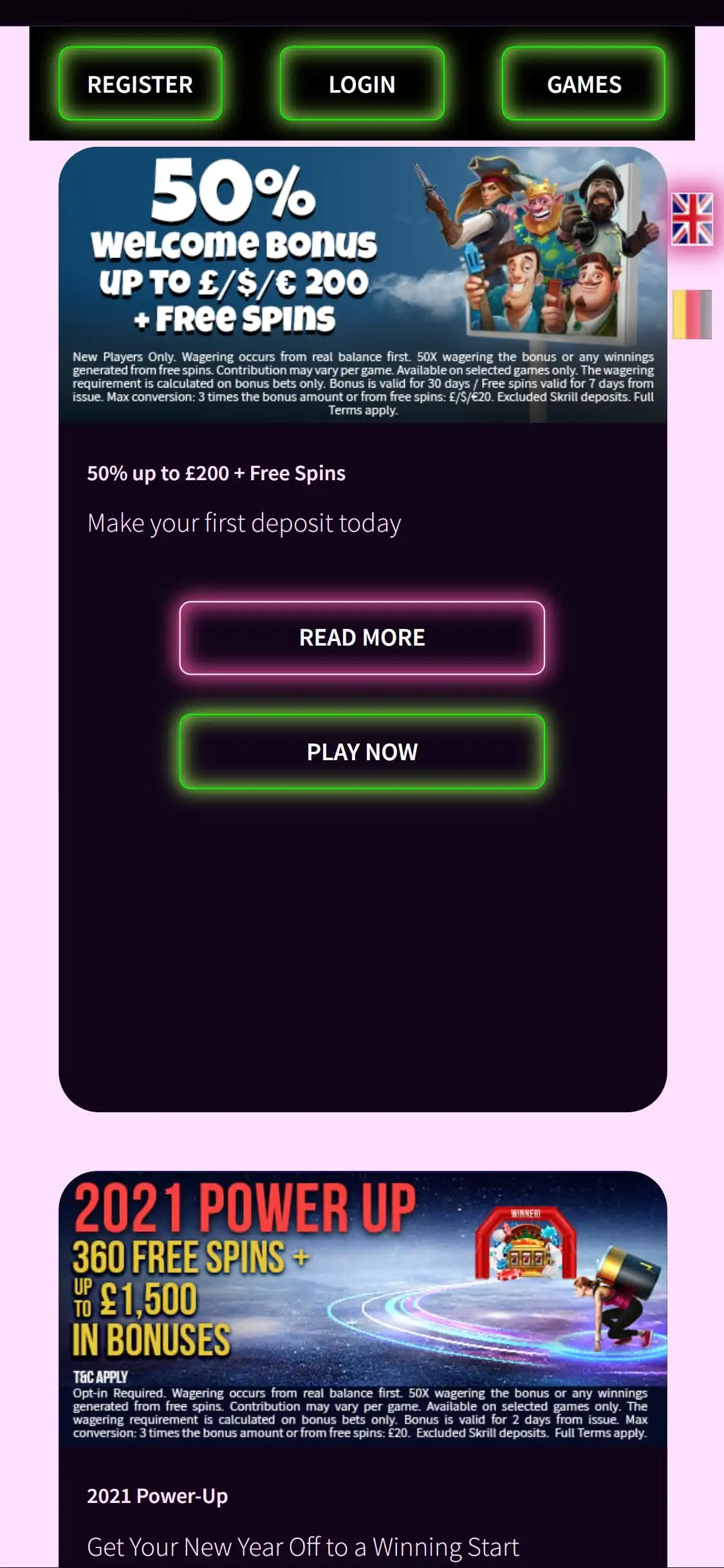 MrJackVegas Casino Mobile No Deposit Bonus Review