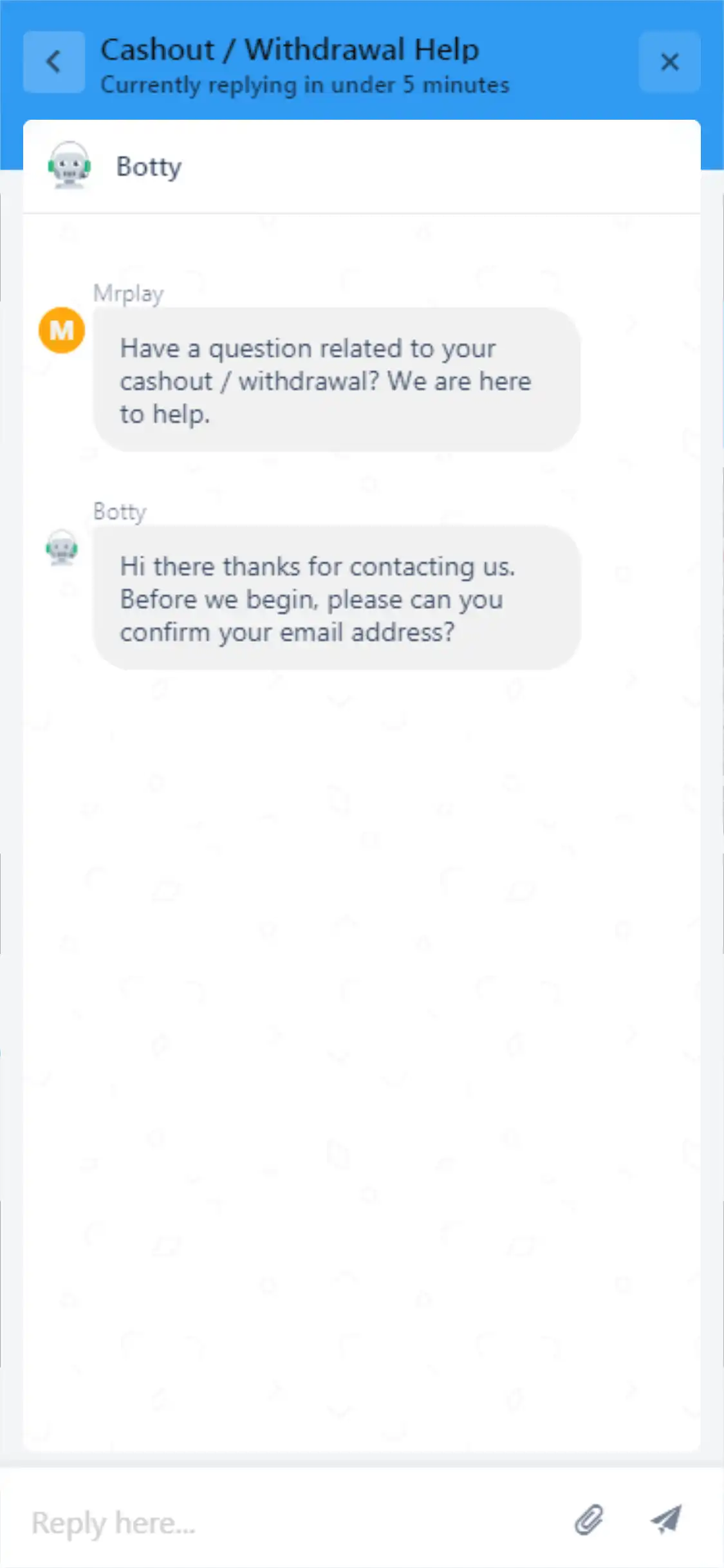 Mr Play Casino Mobile Support Review