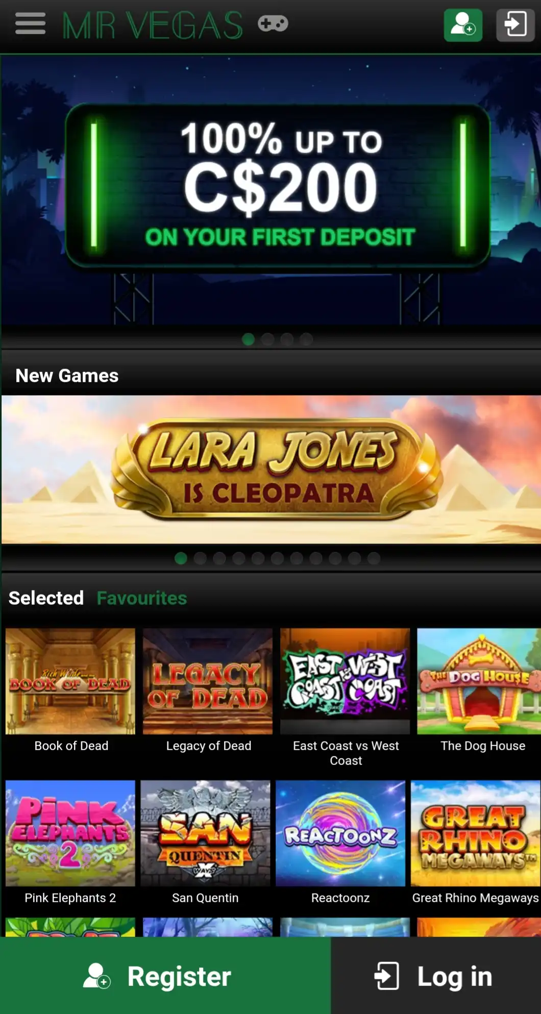 Mr Vegas Casino Mobile Review