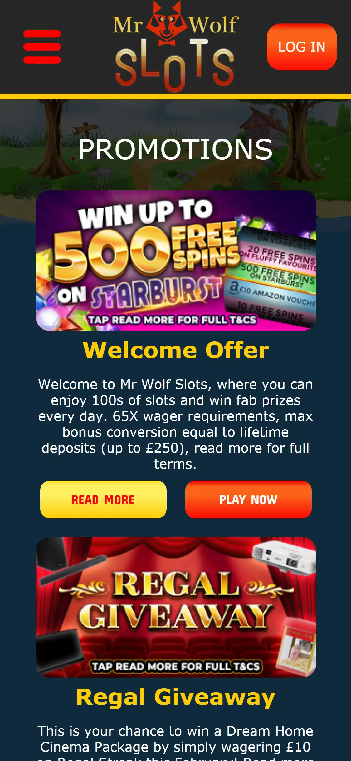 Mr Wolf Slots Casino Mobile No Deposit Bonus Review